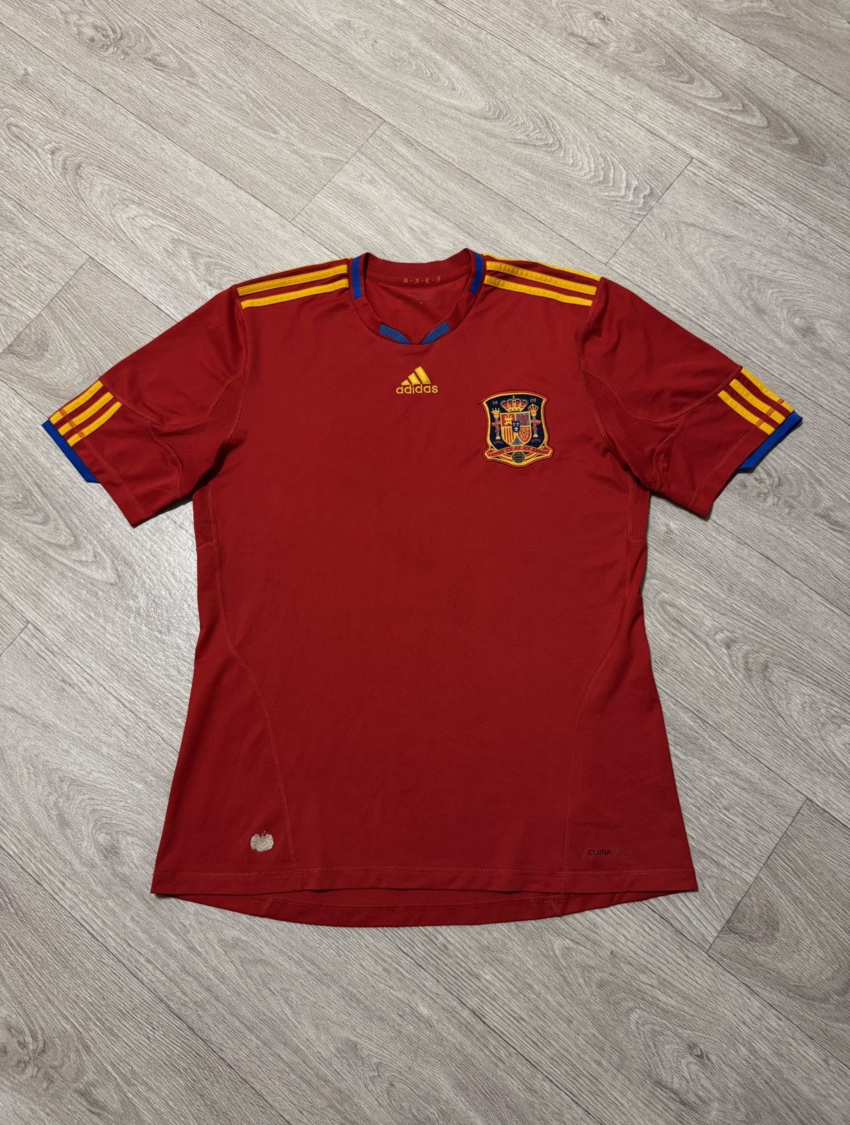 Adidas 🔷Vintage Adidas Spain 2009/10 Soccer jersey🔷 Size US L / EU 52-54 / 3 - 1 Thumbnail