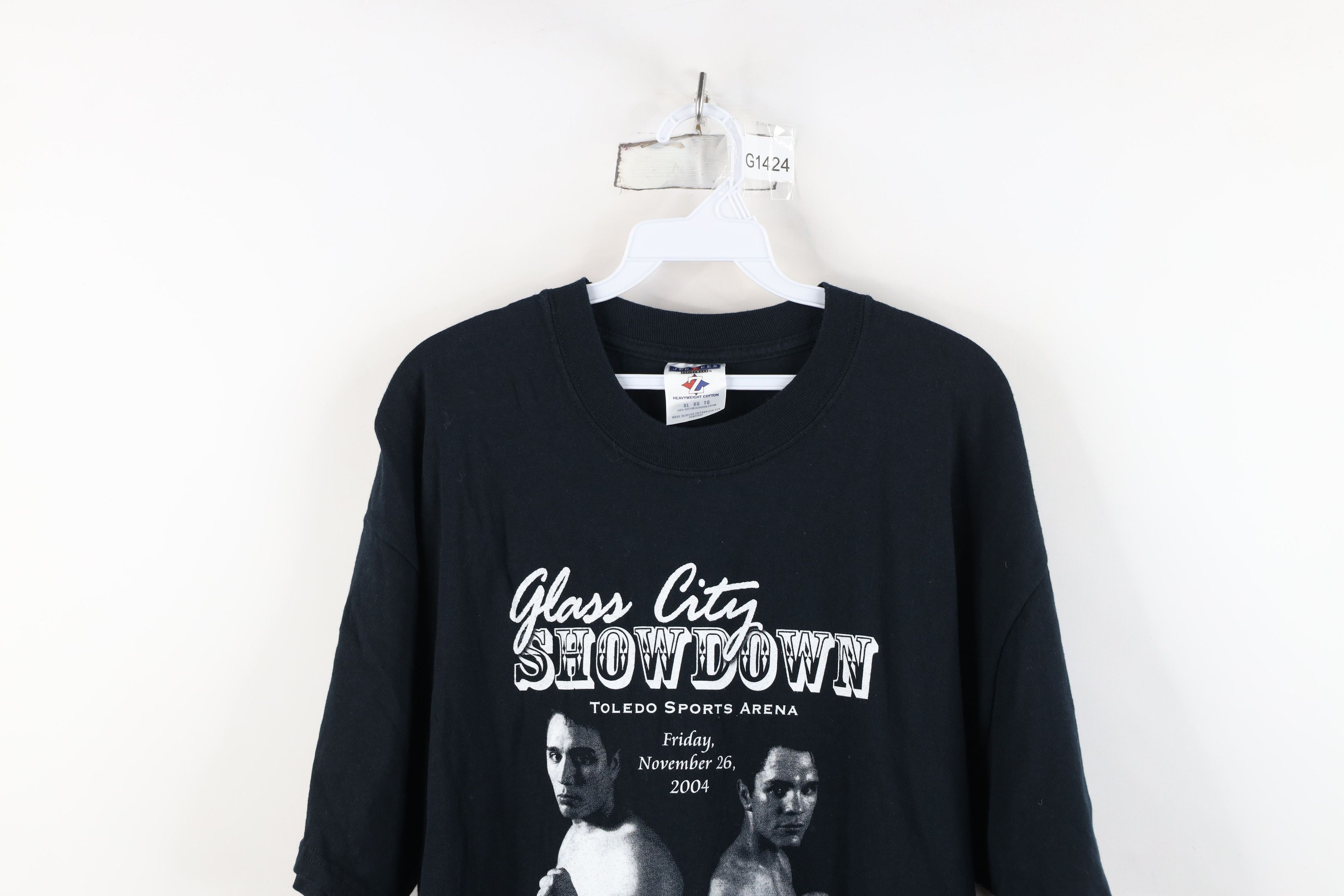 Vintage Vintage Y2K 2004 Vargas Glass City Showdown Boxing T-Shirt Size US XL / EU 56 / 4 - 2 Thumbnail