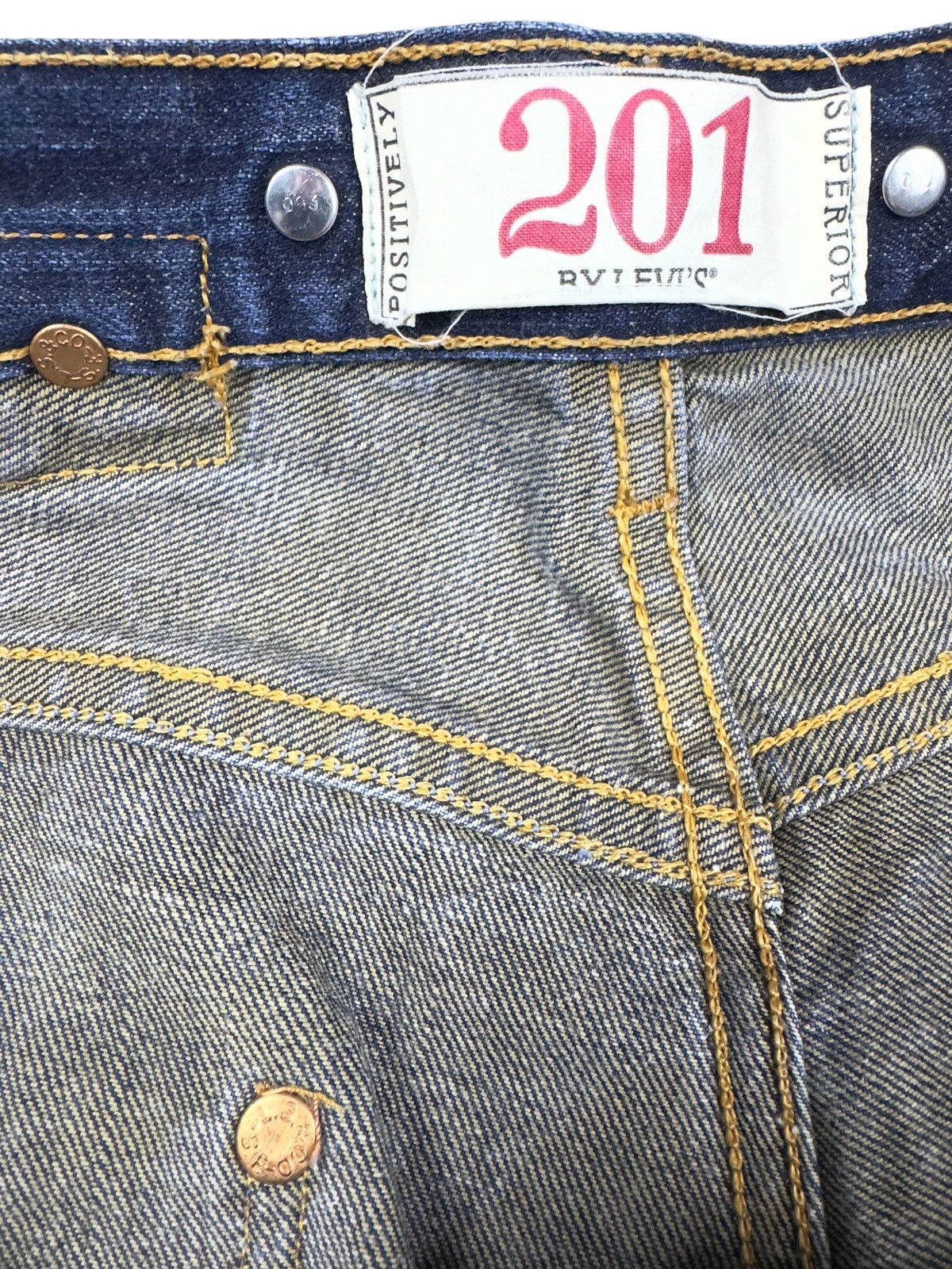 Levi's Authentic Levi’s 201 classic straight jeans 34x32 Size US 34 / EU 50 - 7 Thumbnail