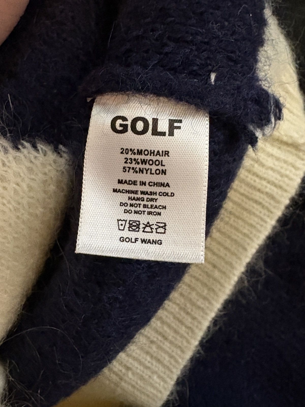 Golf Wang × Golf le Fleur × Tyler The Creator Golf Wang Wavy Knit Sweater (Blue) Size US M / EU 48-50 / 2 - 4 Thumbnail