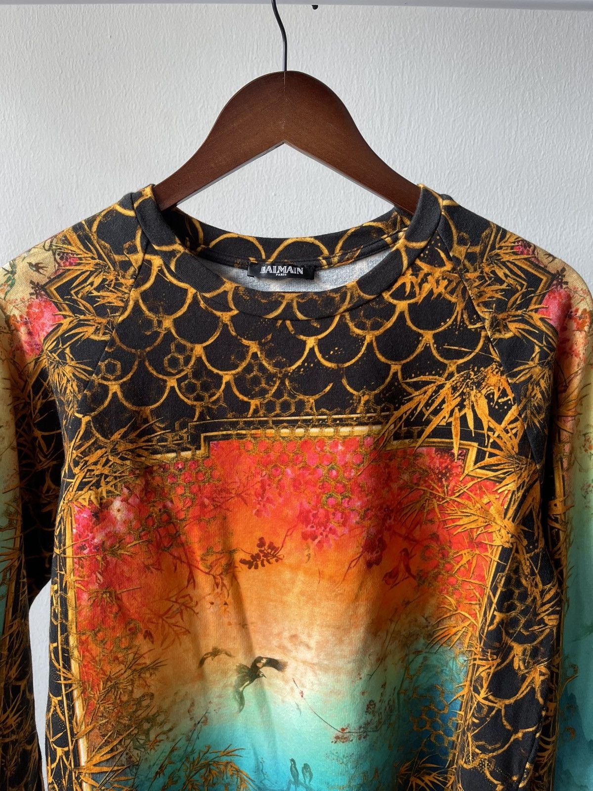 Balmain Balmain Oriental Print Long Sleeve A2 Size US M / EU 48-50 / 2 - 11 Thumbnail