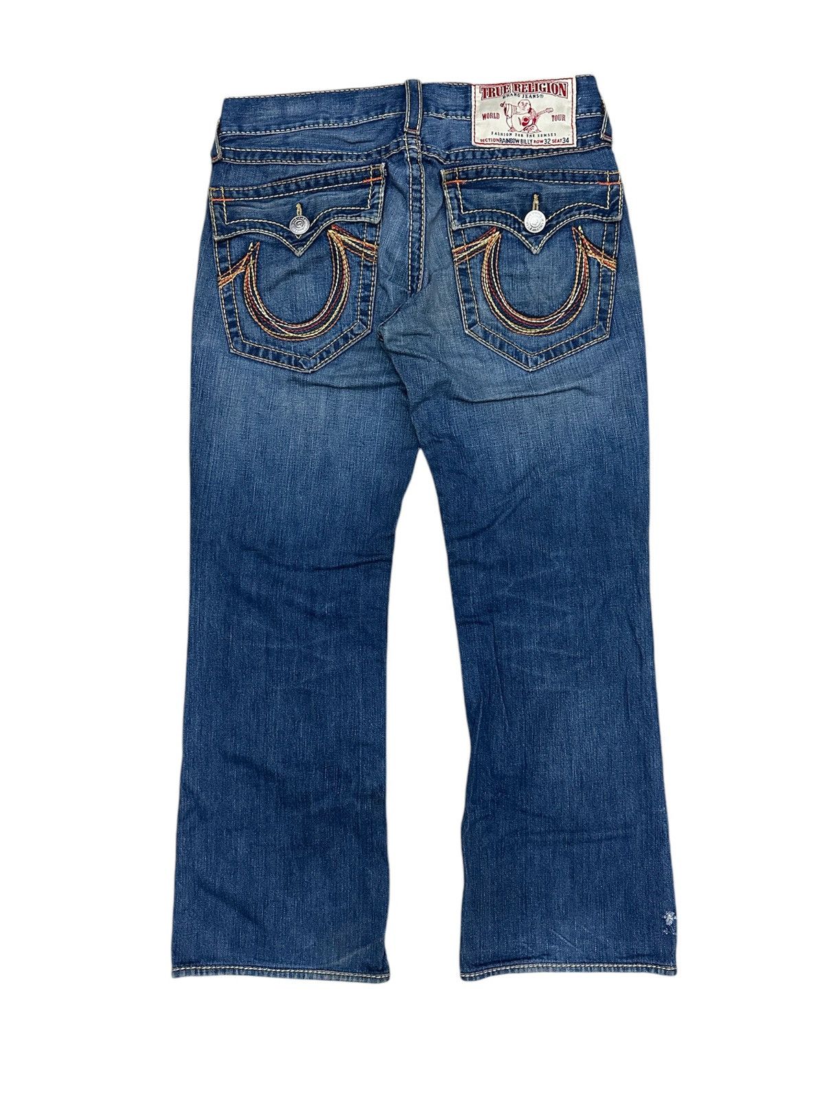 True Religion × Vintage 🔥🔥🔥Crazy Vintage True Religion Emo Grunge Goth HipHop Jeans Size US 32 / EU 48 - 1 Thumbnail