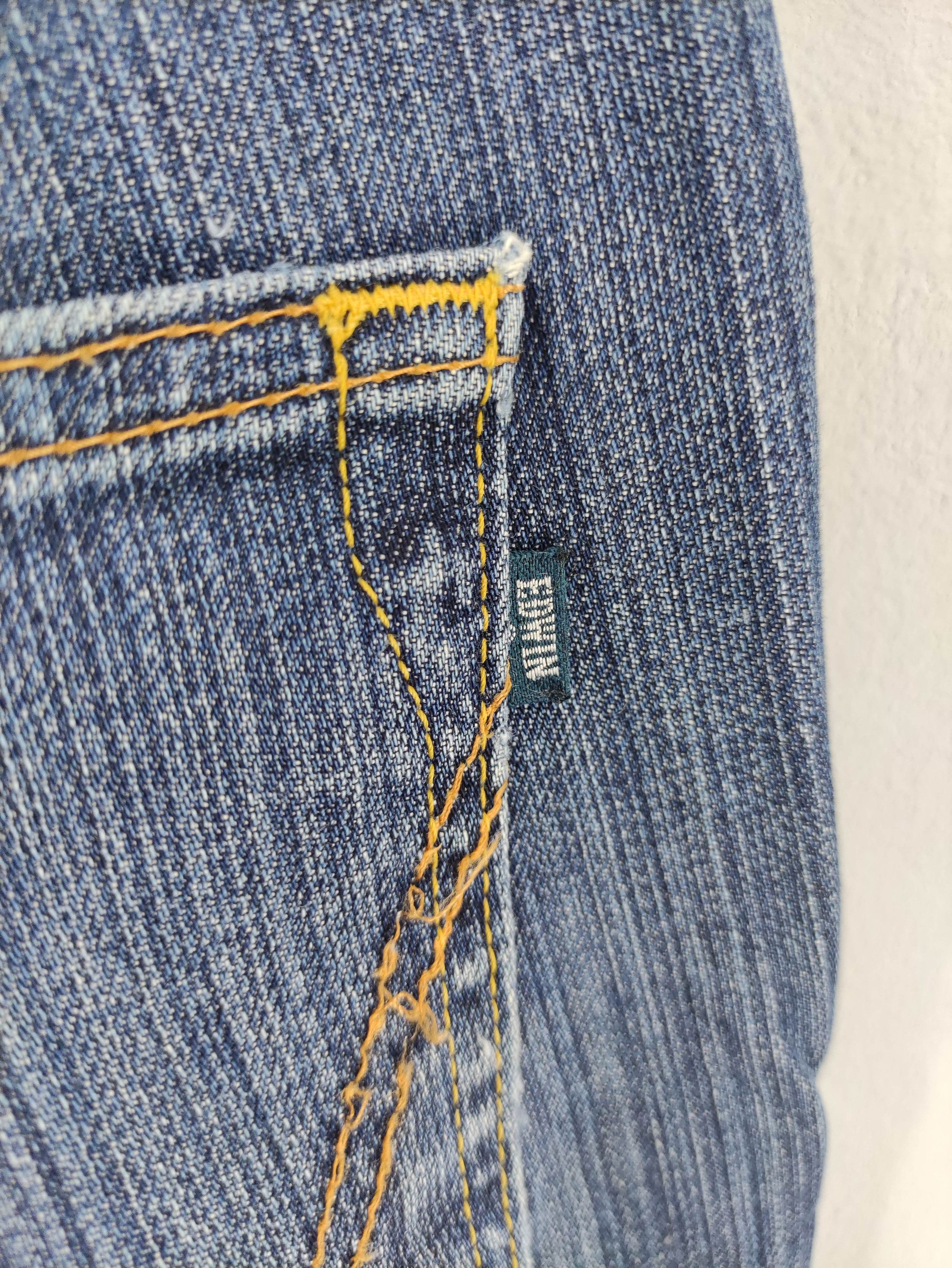 Wrangler Vintage Wrangle 403 Soft-Flex Distressed Denim Jeans Size US 30 / EU 46 - 12 Thumbnail