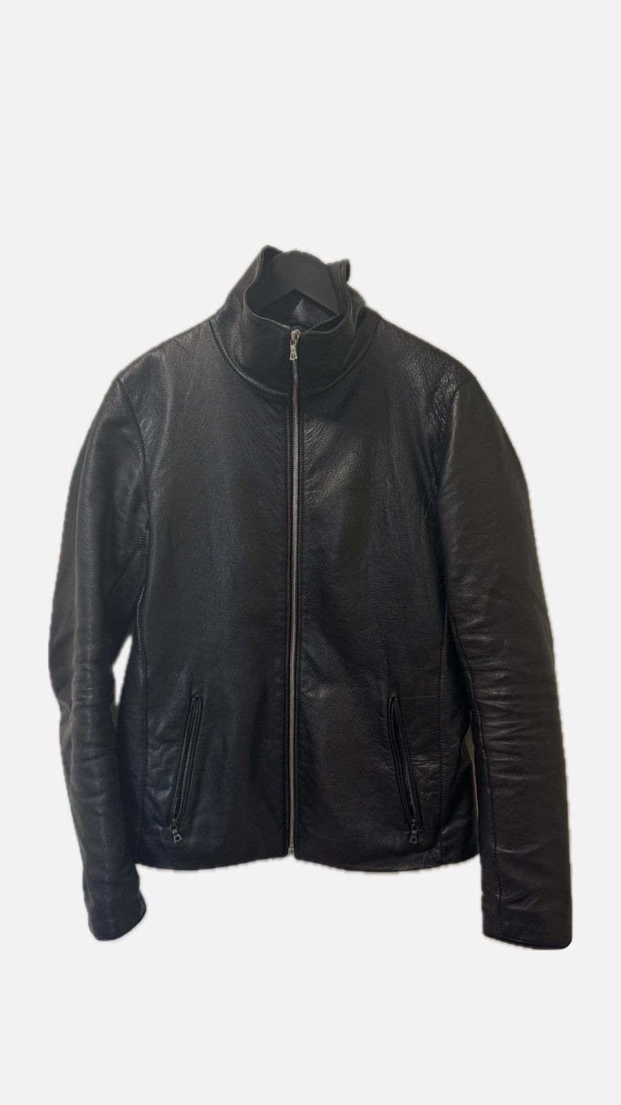 Zam Barrett Zam Barrett Minimalist Leather Jacket 46 Size US M / EU 48-50 / 2 - 3 Thumbnail