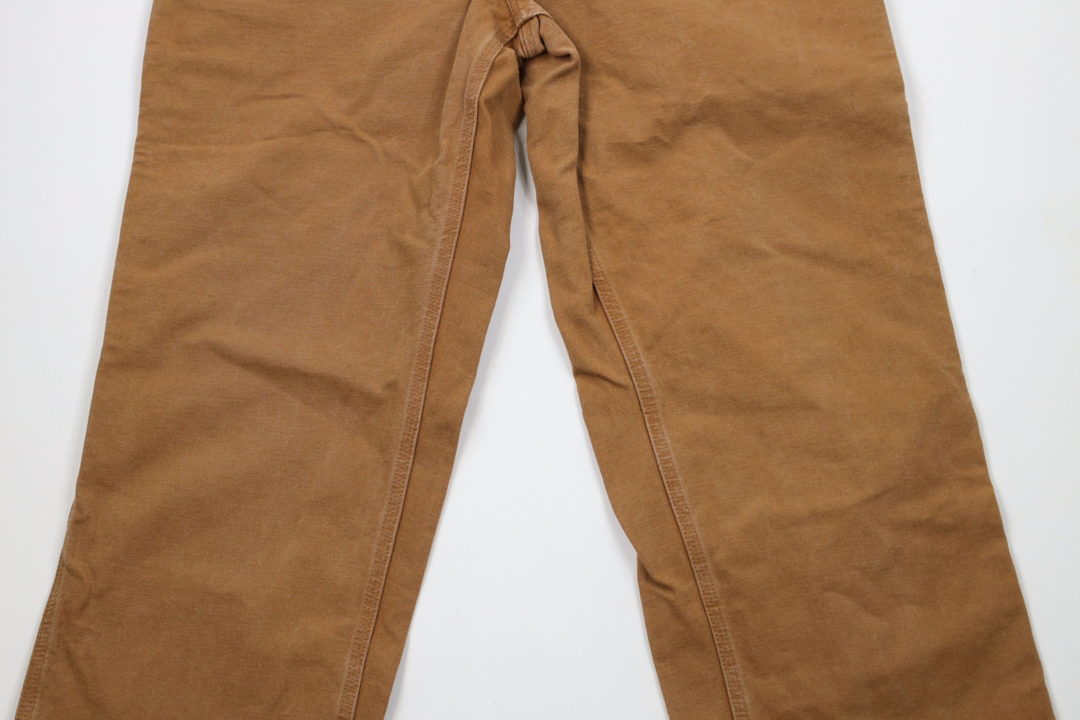 Carhartt × Vintage Vintage Carhartt Dungaree Wide Leg Canvas Pants Duck Brown Size US 38 / EU 54 - 3 Thumbnail