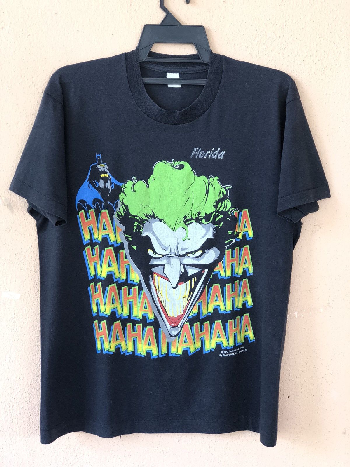 DC Comics × Vintage Vintage 80s JOKER Batman Cartoon Movie Dc Comic Size US L / EU 52-54 / 3 - 1 Thumbnail