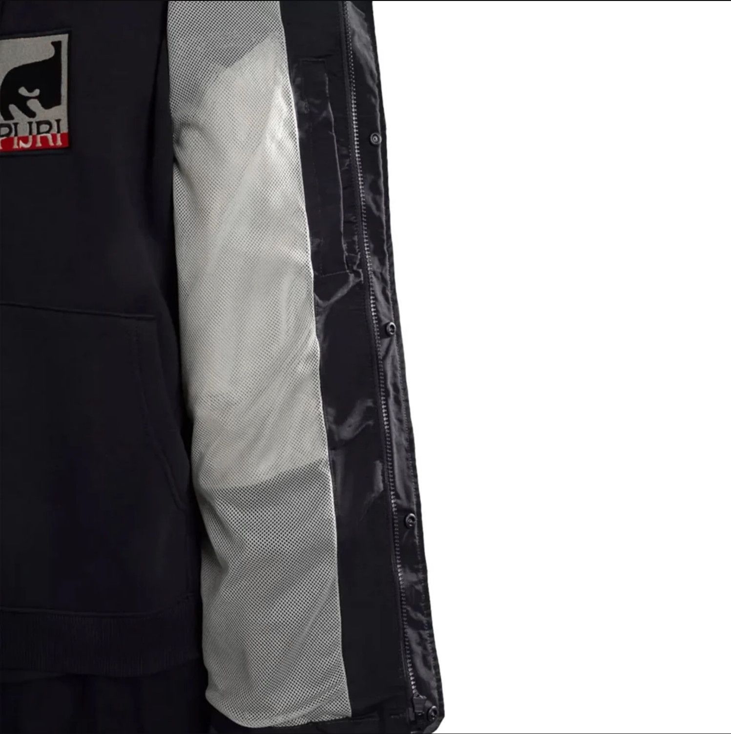 Napapijri OBEY x Napapijri men's spring/autumn jacket (Navy, L) Size US L / EU 52-54 / 3 - 6 Thumbnail