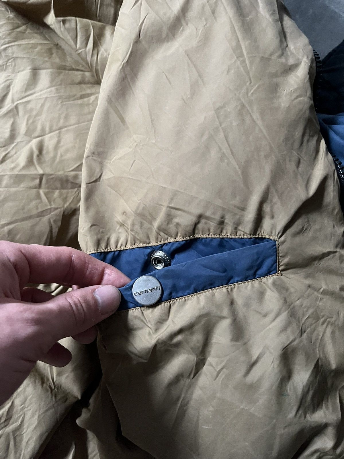Carhartt Carhartt Raleigh Puffer vintage blue jacket feather rare Size US XL / EU 56 / 4 - 18 Thumbnail