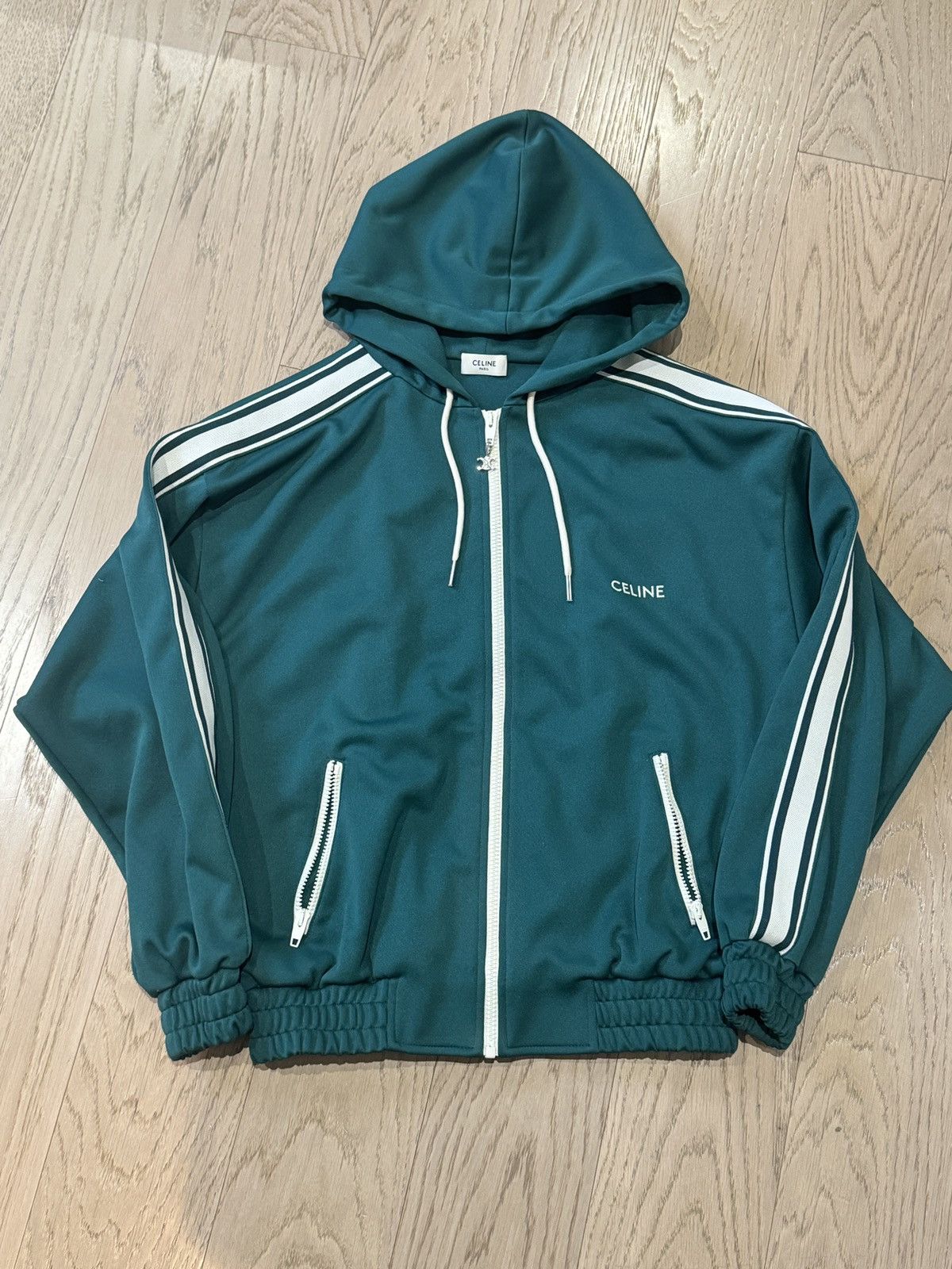 Celine Double Face Jersey Tracksuit Jacket Size US S / EU 44-46 / 1 - 1 Thumbnail