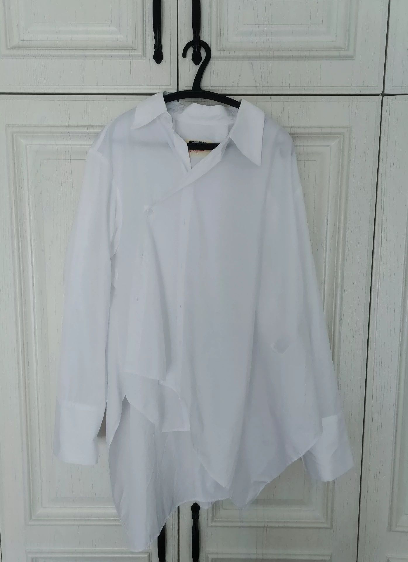Yohji Yamamoto Yohji Yamamoto asymmetrical shirt -2507 Size US M / EU 48-50 / 2 - 1 Thumbnail
