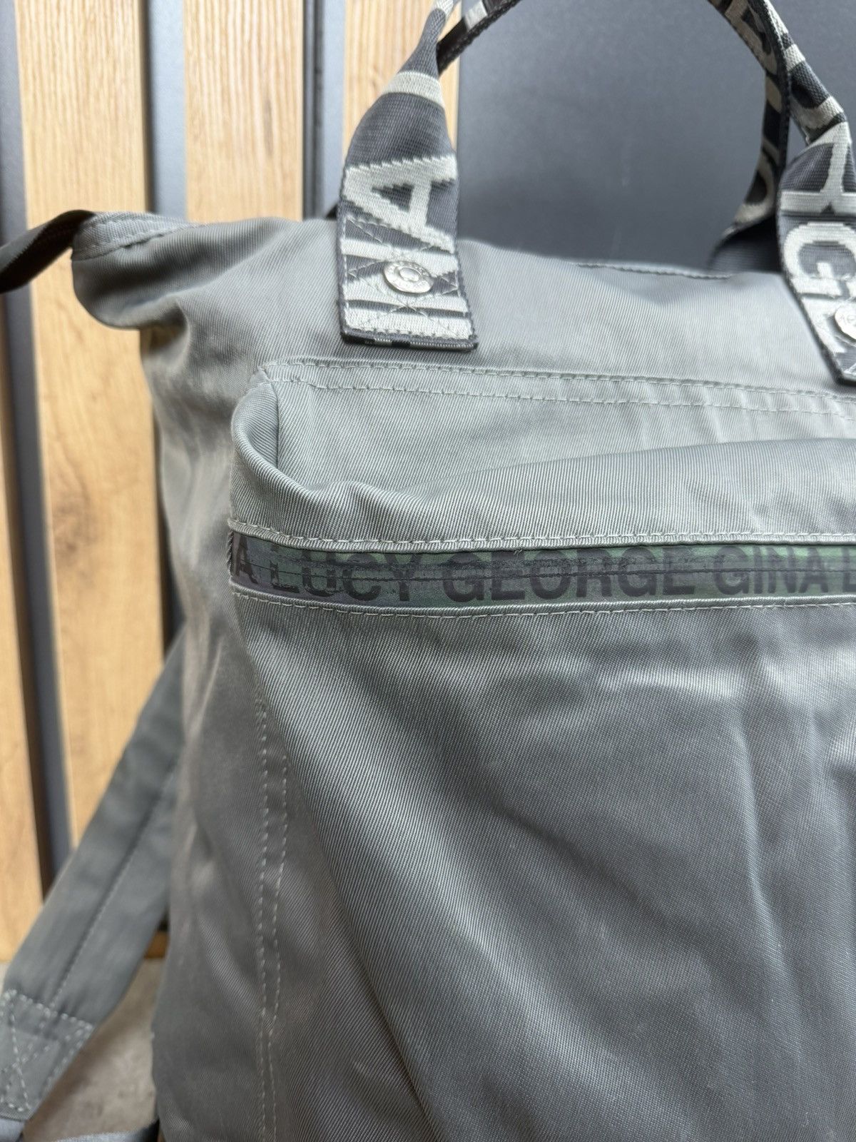 Vintage George Gina & Lucy Monokissed Gray Backpack Size ONE SIZE - 2 Thumbnail