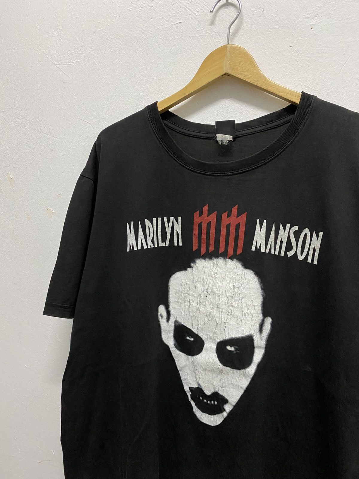 Band Tees Vintage Marilyn Manson Face T-Shirt Size XXL Size US XXL / EU 58 / 5 - 1 Thumbnail