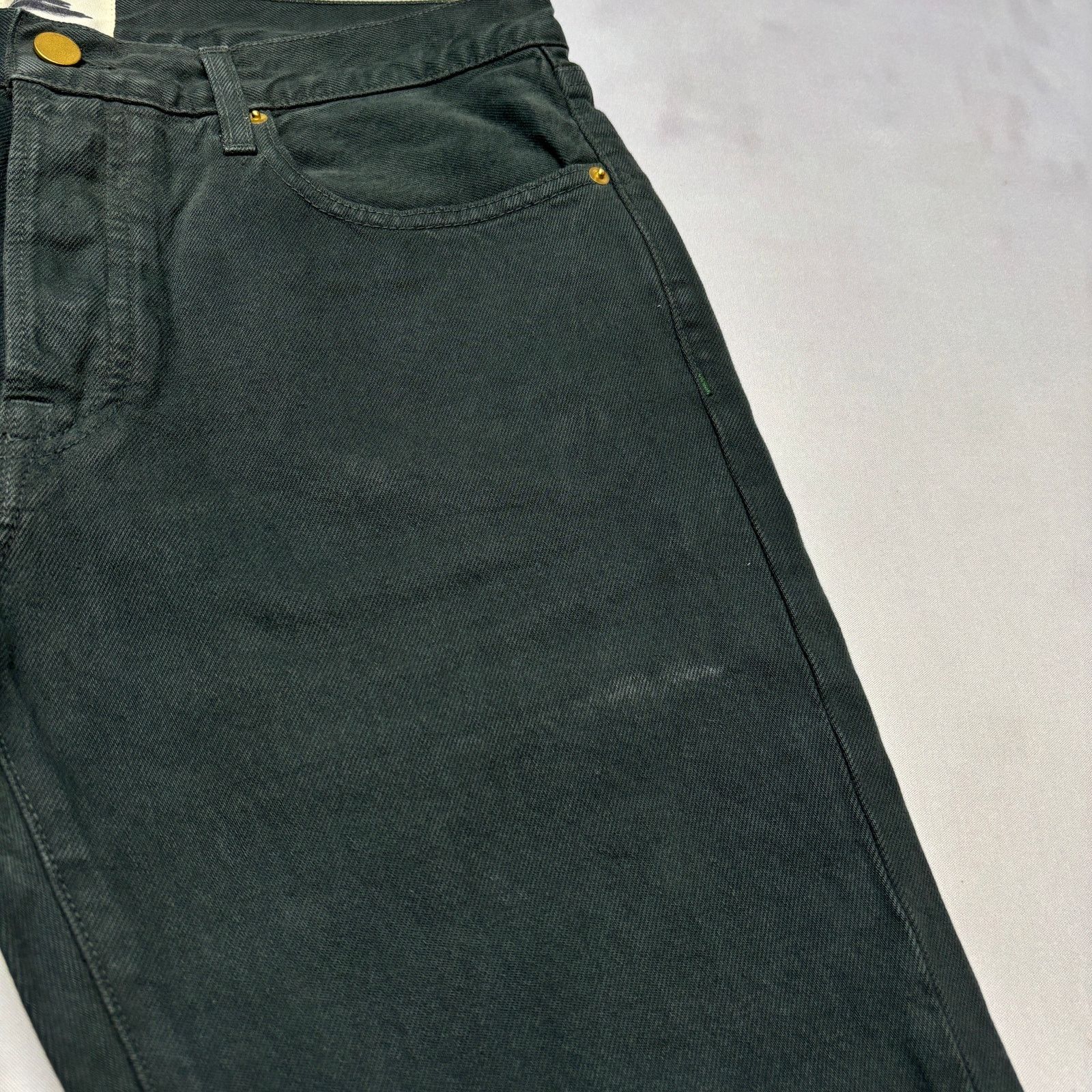 Sid Mashburn $195 Sid Mashburn Straight Leg Jeans Men's 32x30 Black Denim Size US 32 / EU 48 - 11 Thumbnail