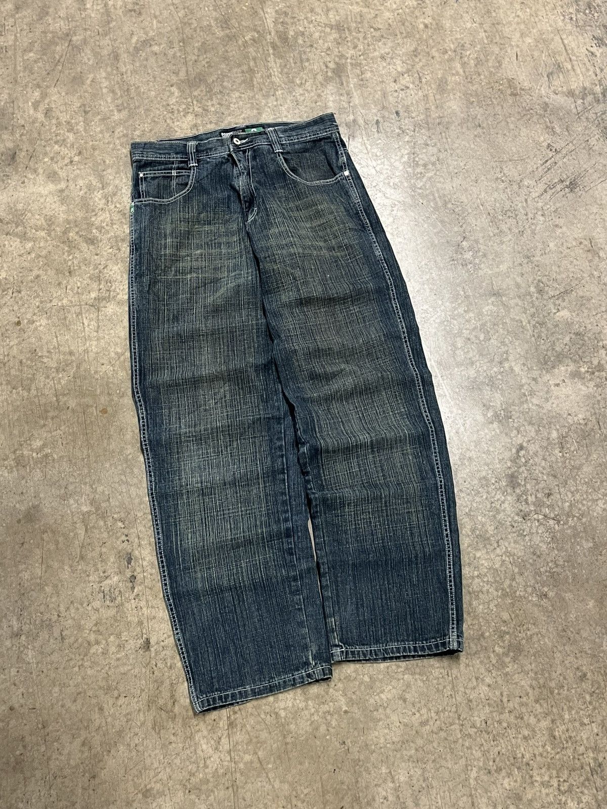 Southpole × Vintage Southpole y2k baggy faded denim wide leg skater rare hype Size US 34 / EU 50 - 1 Thumbnail