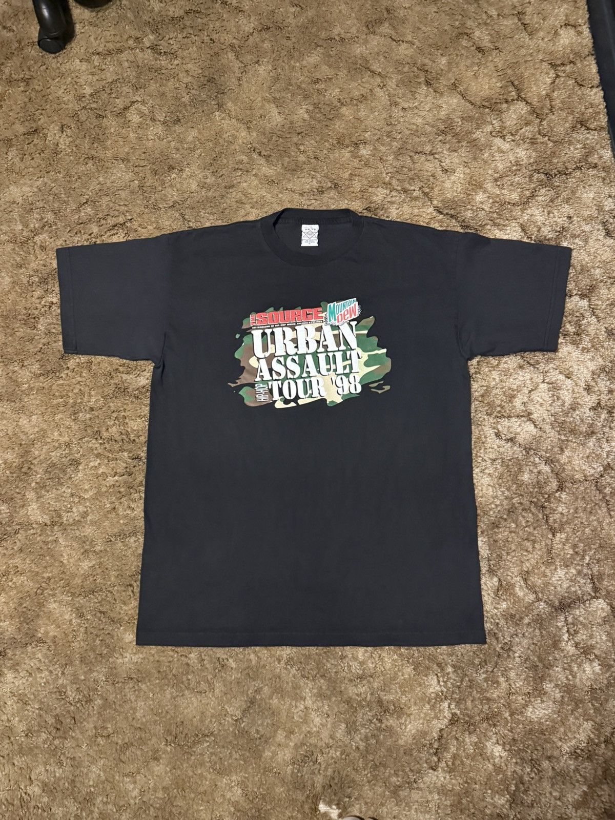 Band Tees 1998 Mountain Dew Urban Assault Hip Hop Tour Band Tee XLarge Size US XL / EU 56 / 4 - 1 Thumbnail