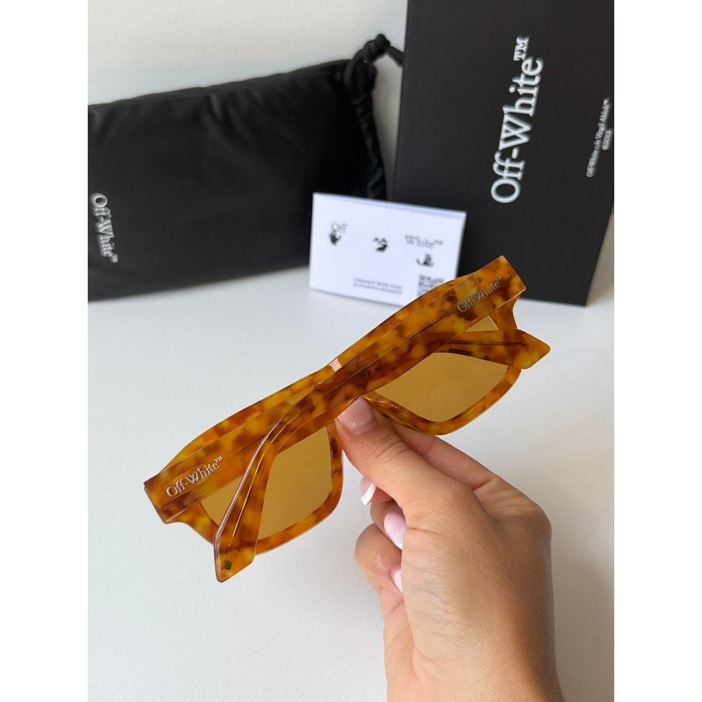 Off-White NEW Off White Providence Havana Brown Unisex Sunglasses Size ONE SIZE - 3 Thumbnail