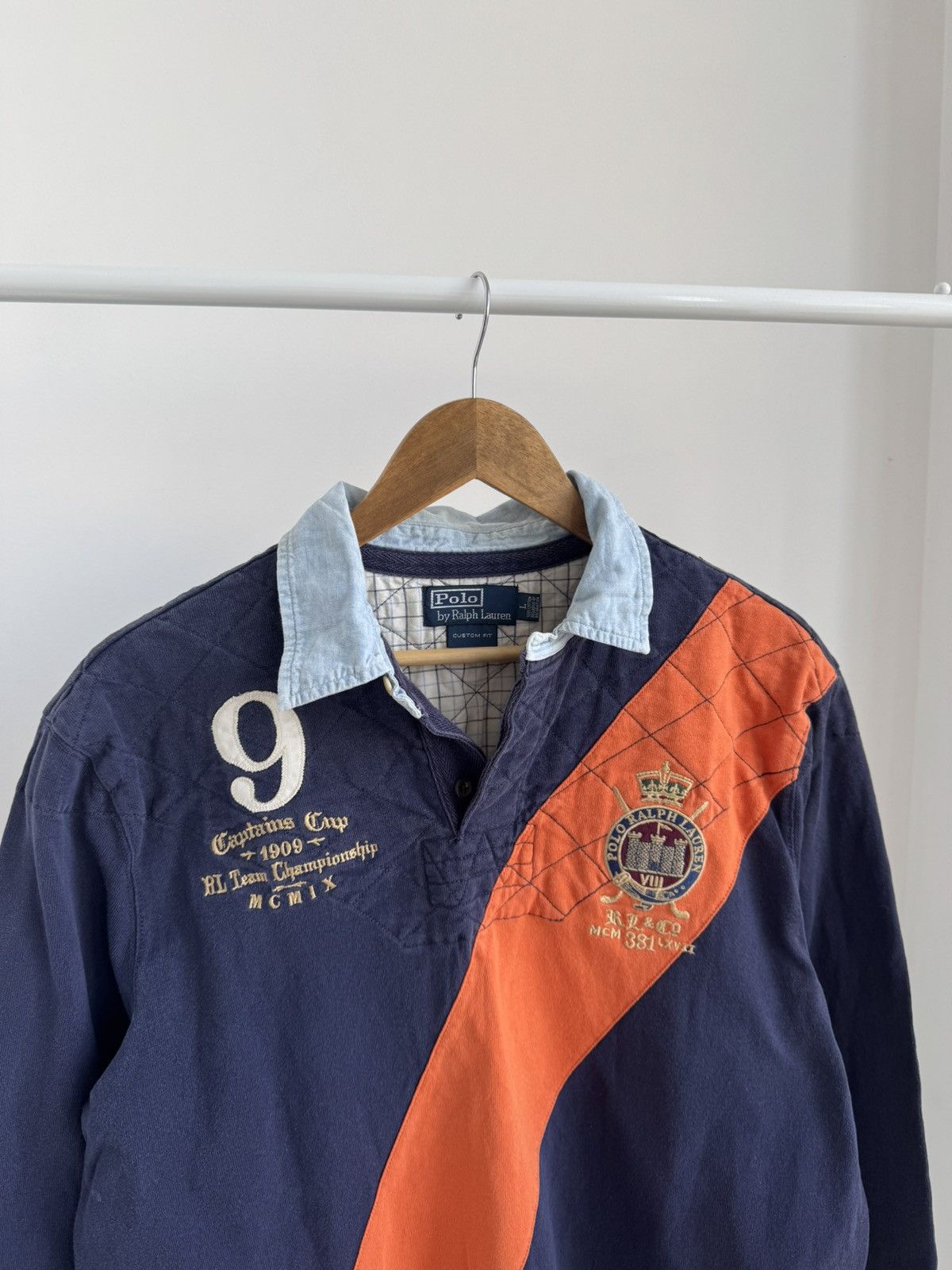 Polo Ralph Lauren Polo Ralph Lauren Captains Cup RP Team Polo Long Sleeve Size US L / EU 52-54 / 3 - 3 Thumbnail