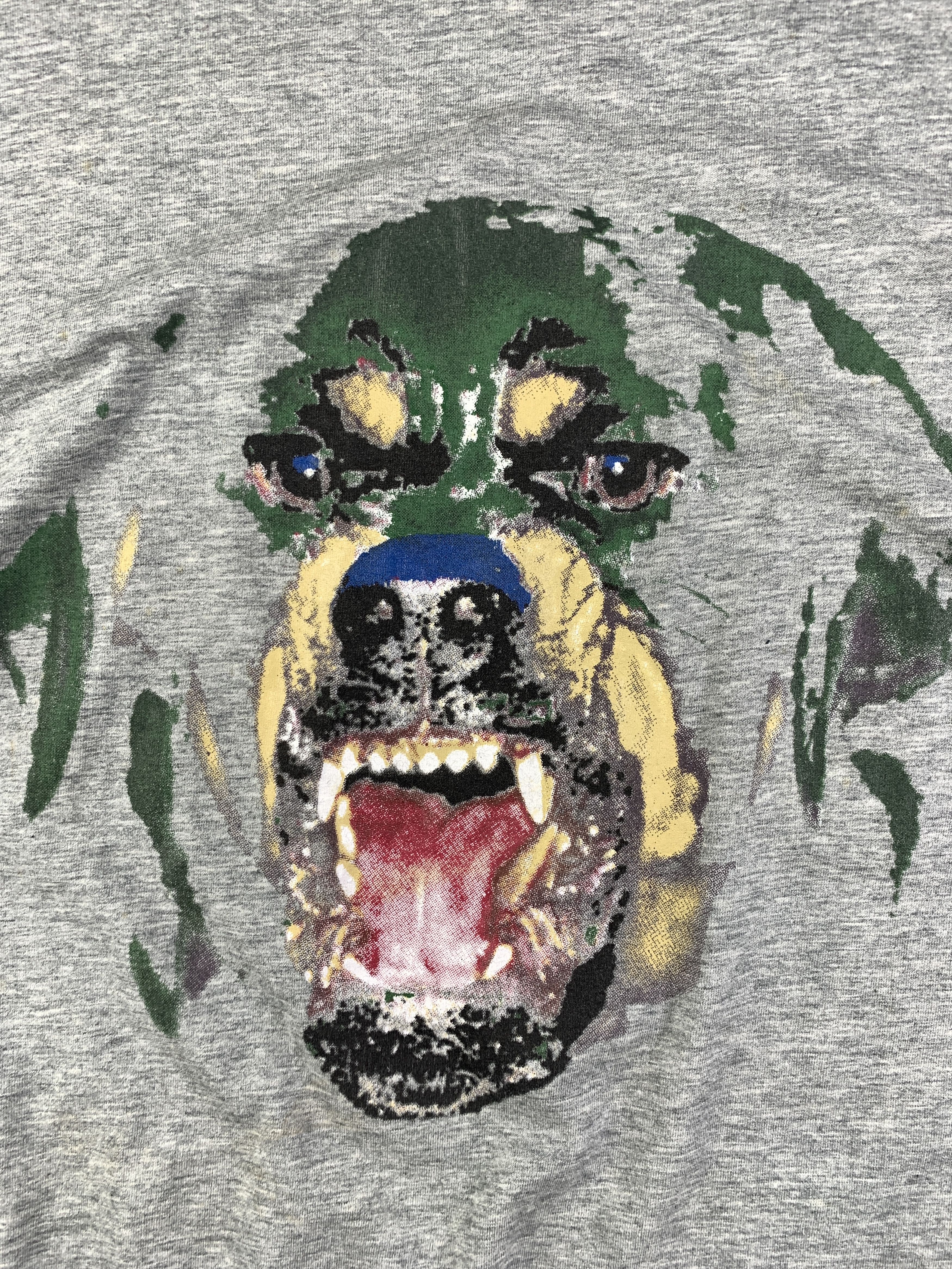 Japanese Brand Rottweiler Art Fitted Longsleeve Top (M) Size M / US 6-8 / IT 42-44 - 4 Thumbnail