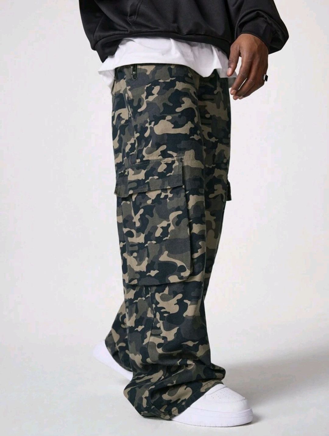 Japanese Brand × Jean Camo Loose Baggy Multiple Pockets Size US 37 - 4 Thumbnail