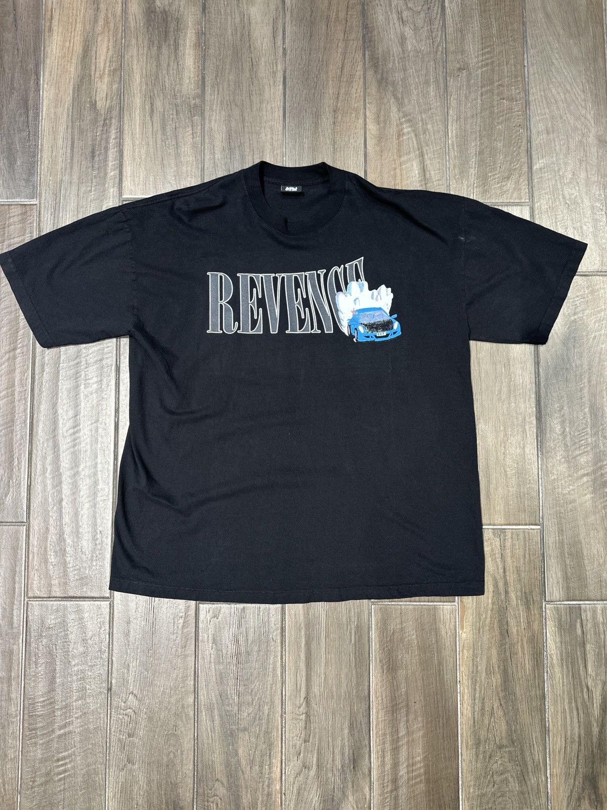 Revenge REVENGE BURNOUT TEE BLACK Size US XXL / EU 58 / 5 - 1 Thumbnail