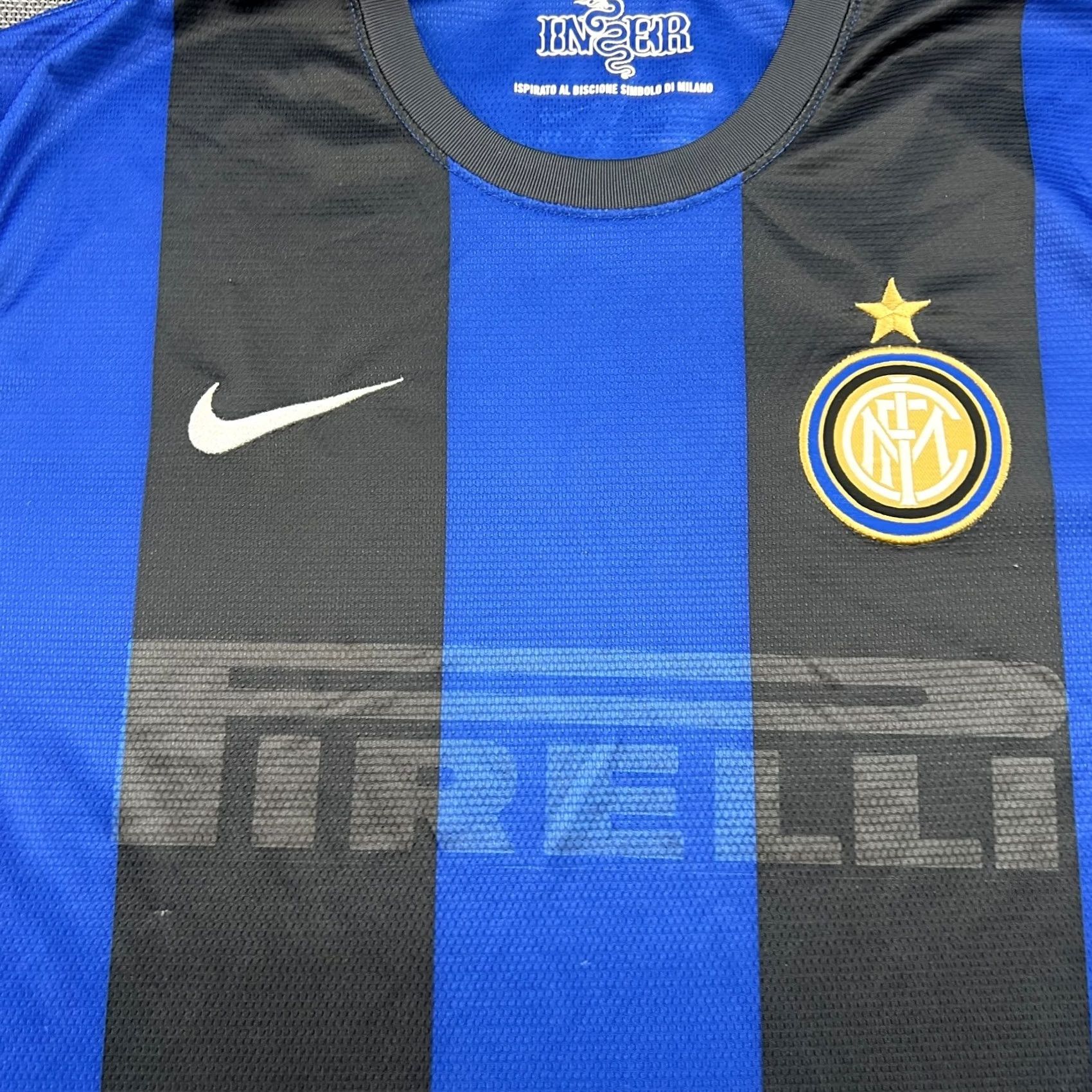 Nike Inter Milan 2012 2013 Home Mens Football Jersey Large Nike Soccer Shirt Shirt Mens L Multicolor Nike Football Jersey Size US L / EU 52-54 / 3 - 6 Thumbnail