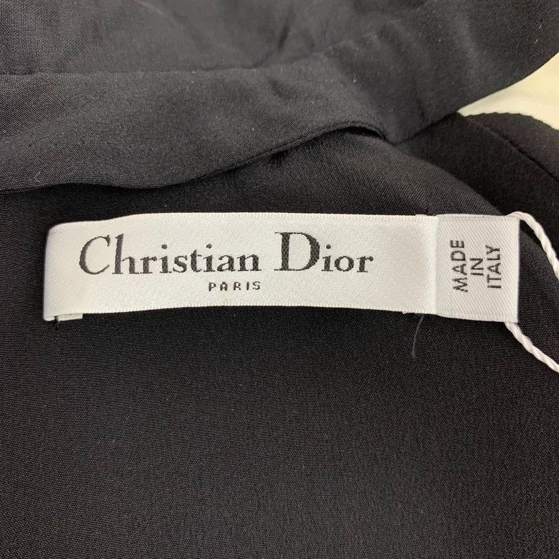Dior Dior Black lapel love stud bead wool sleeveless dress Size XS / US 0-2 / IT 36-38 - 6 Thumbnail