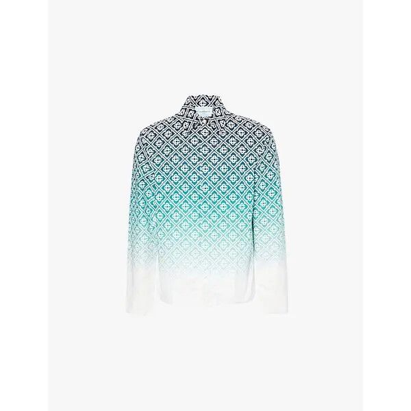 Casablanca o1mle0326 Classic Shirt Midnight Gradient in Blue Size US L / EU 52-54 / 3 - 1 Thumbnail