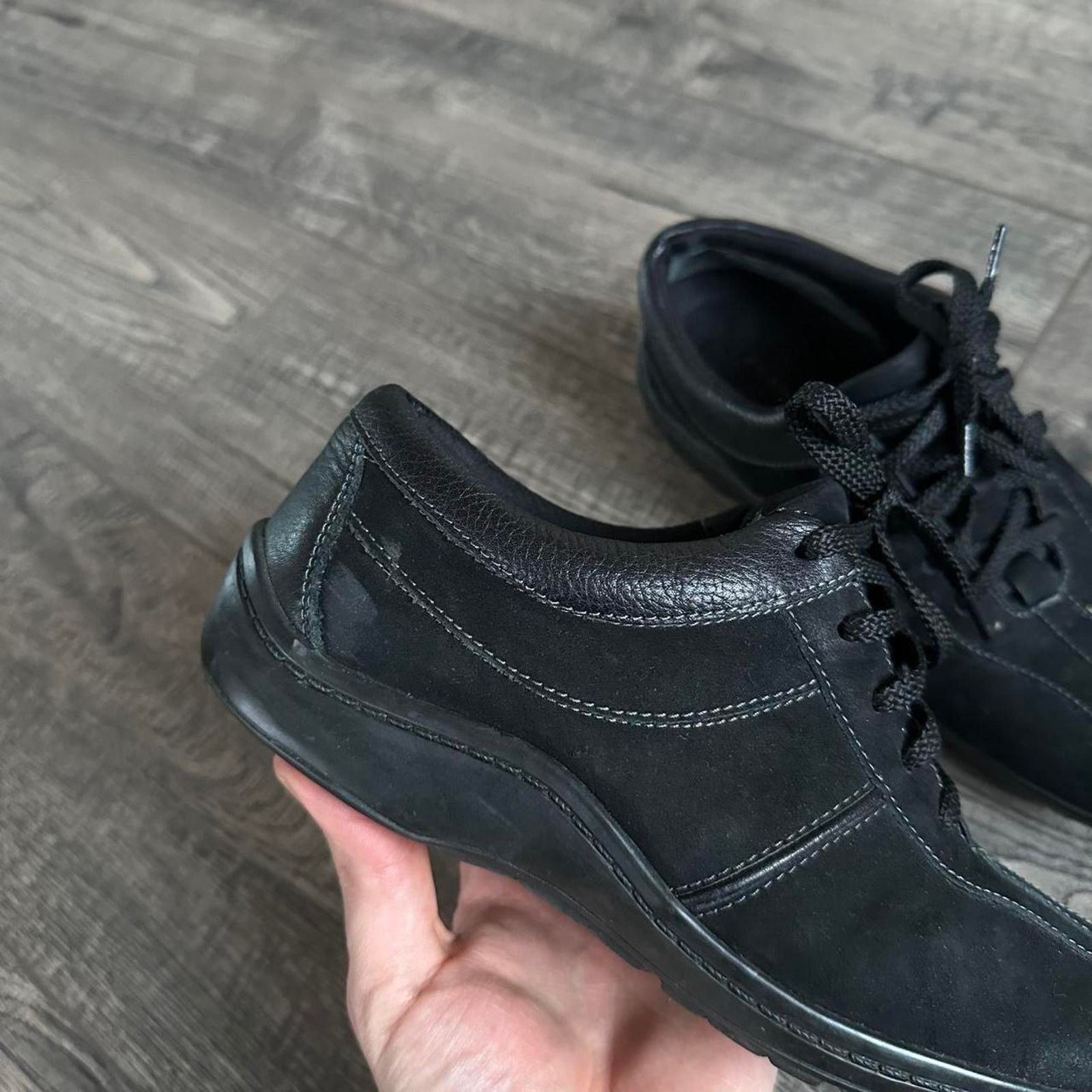 Vintage Vintage Striped Suede Black Sporty Low Designer Slim Sneaker Size US 6 / IT 36 - 2 Thumbnail