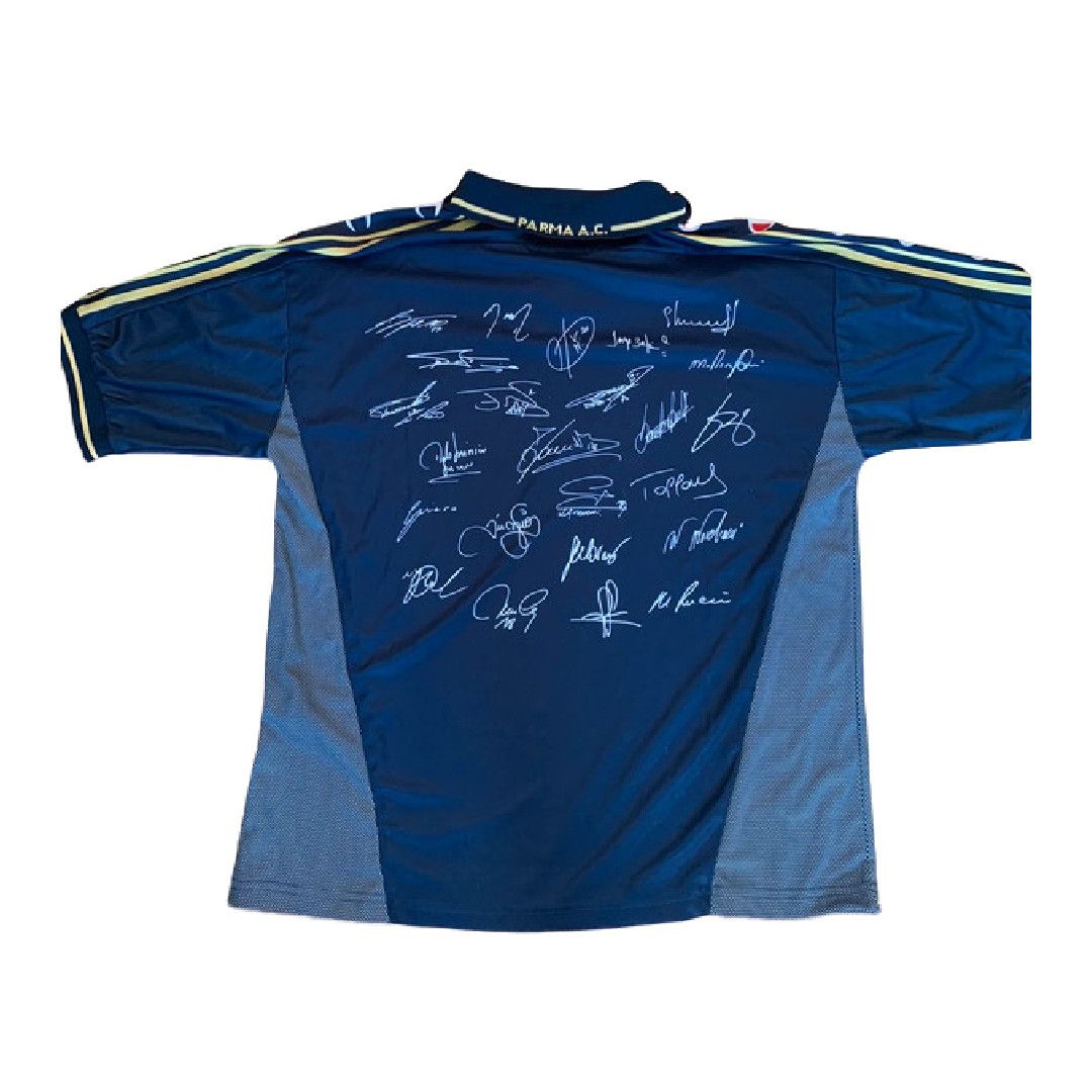 Champion 2001 Champion Parma Ac Shirt Tim Cup Away Vintage Football Size US XL / EU 56 / 4 - 7 Thumbnail