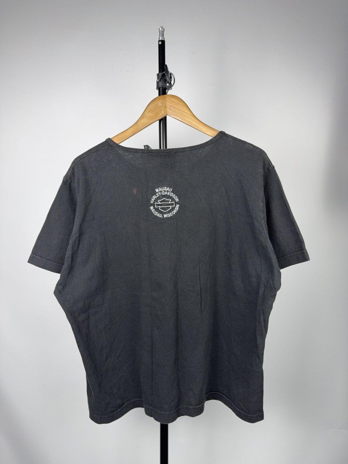 Harley Davidson Retro Moto Biker Harley-Davidson 2004 Black Graphic T-Shirt Size US S / EU 44-46 / 1 - 13 Thumbnail