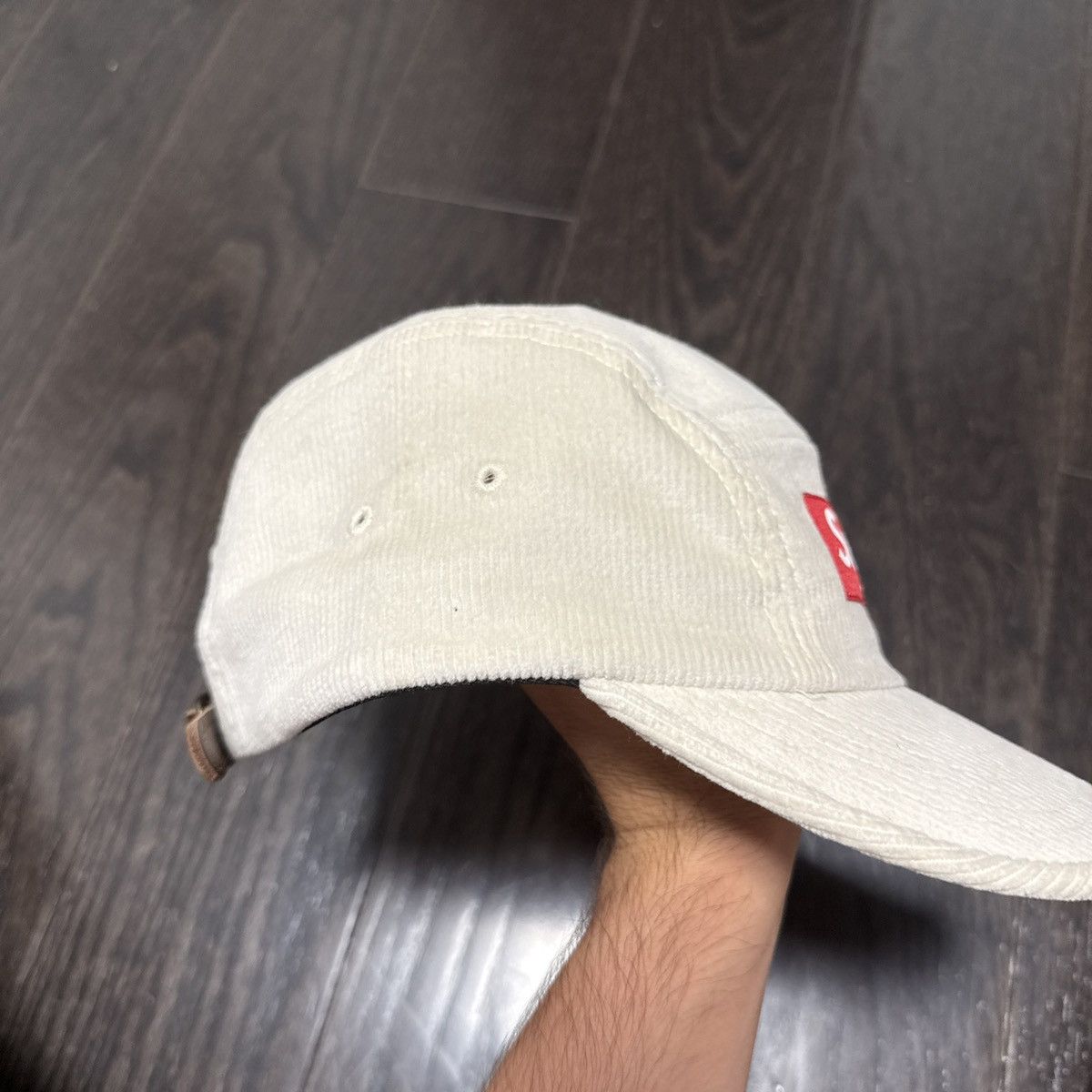 Supreme Supreme Curduroy Camp Cap White Size ONE SIZE - 2 Thumbnail