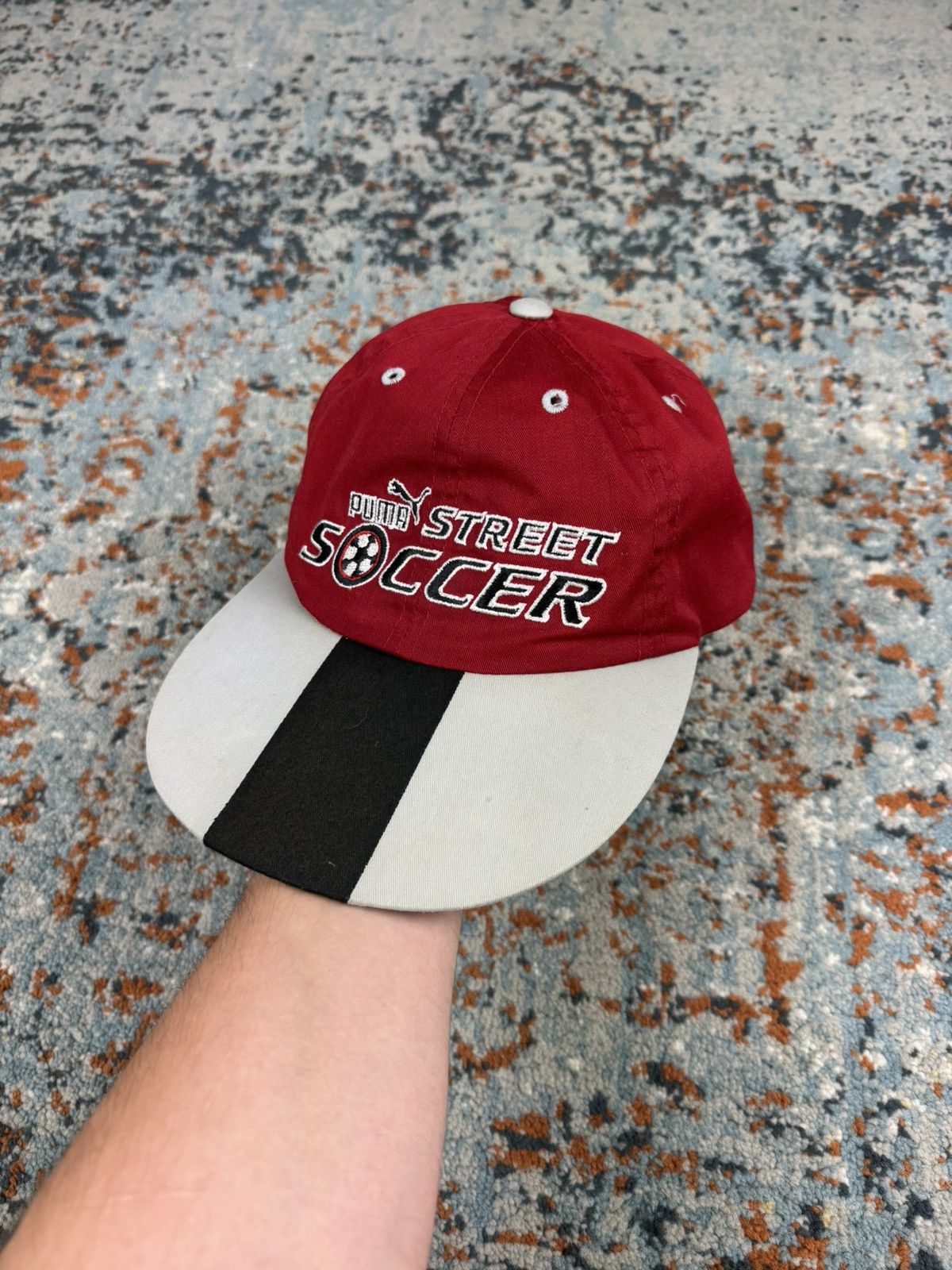 Playstation Vintage 90s Puma street soccer video game football hat cap Size ONE SIZE - 1 Thumbnail