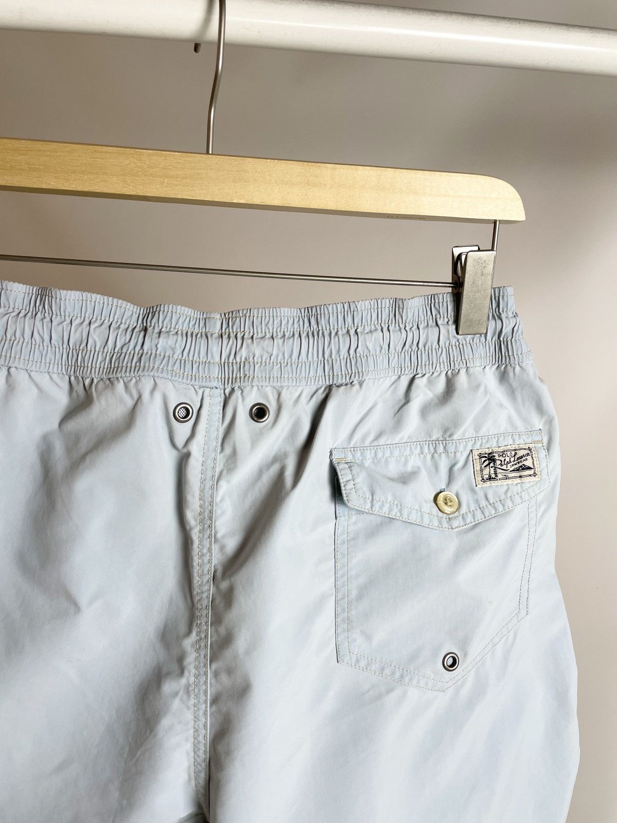 Chaps Ralph Lauren × Polo Ralph Lauren × Ralph Lauren VINTAGE 🧊 Polo Ralph Lauren blue Swimwear Summer shorts Size US 32 / EU 48 - 5 Thumbnail
