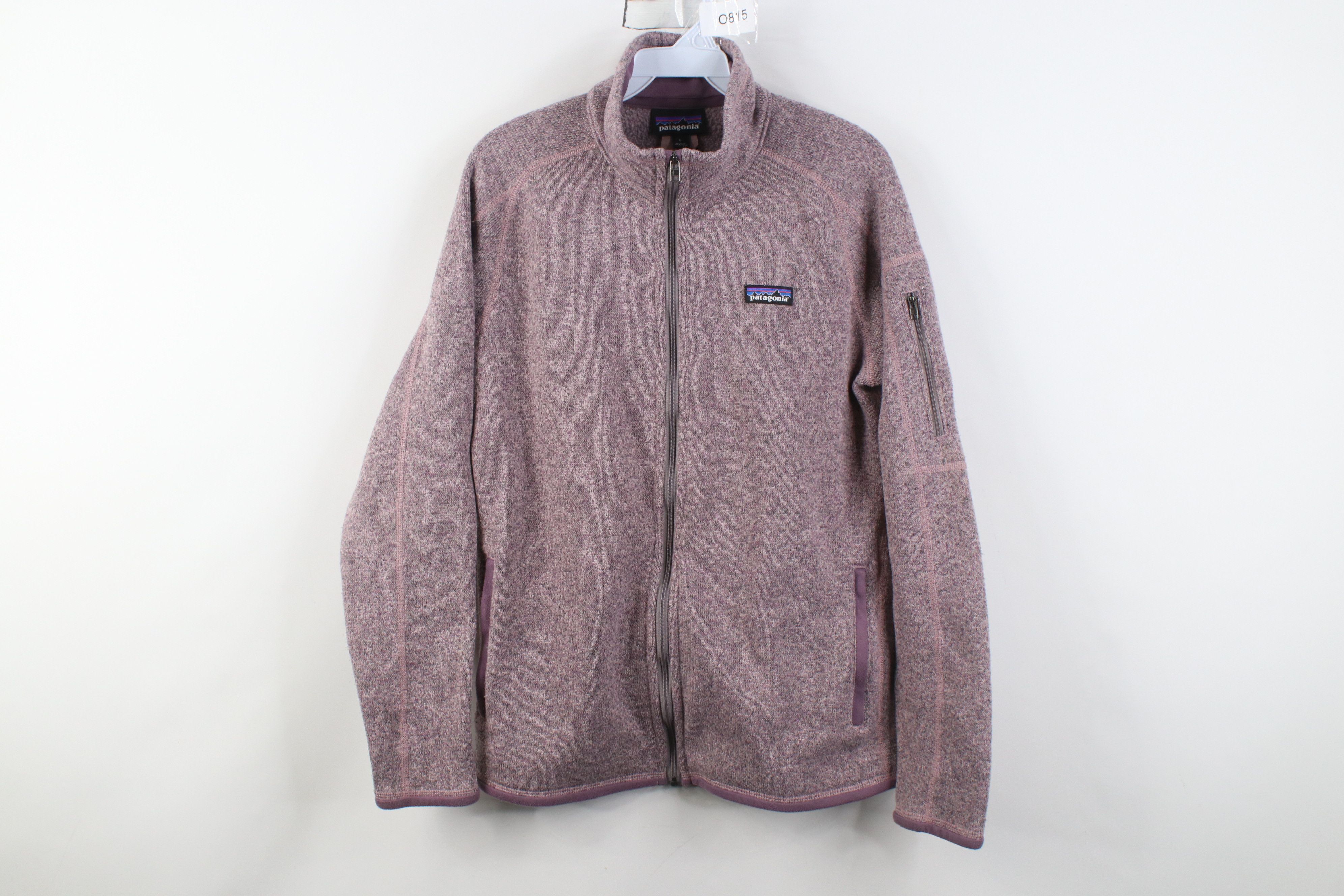 Patagonia Patagonia Out Better Sweater Full Zip Jacket Heather Purple Size L / US 10 / IT 46 - 1 Thumbnail