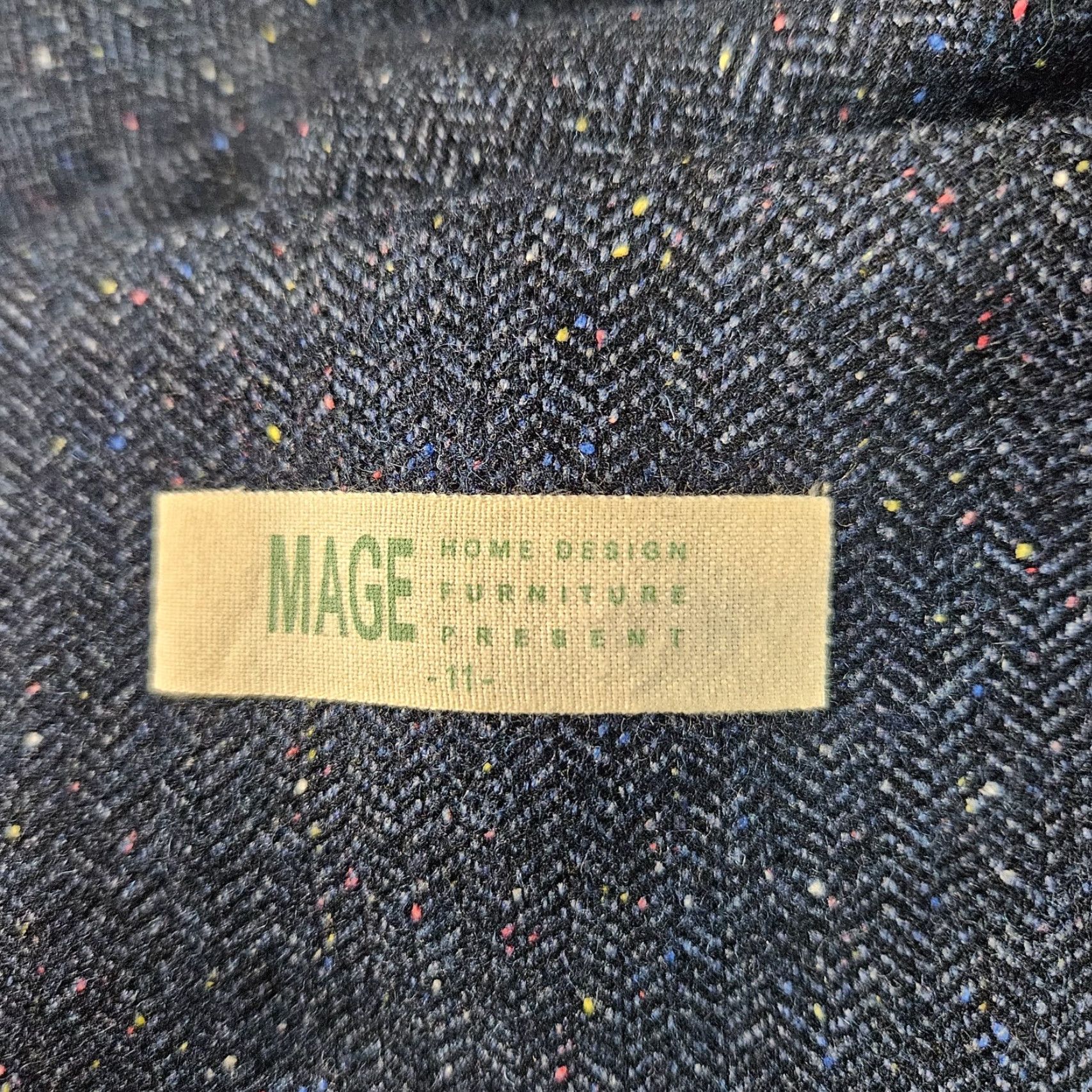 Vintage Mage Womens Dress Sleeveless V-Neck Blue Wool Blend Pockets Knee Length Size 11 Size L / US 10 / IT 46 - 6 Thumbnail
