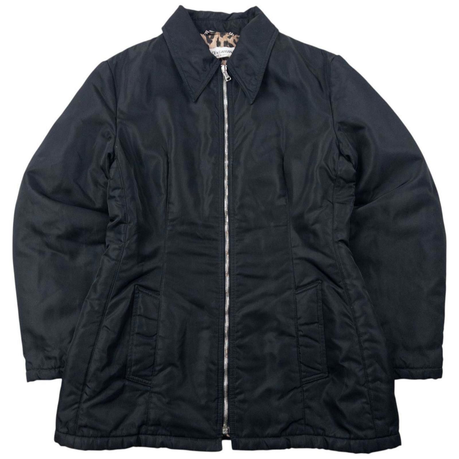 Dolce & Gabbana Vintage 2000s Dolce & Gabbana Leopard Print Lined Jacket L Size L / US 10 / IT 46 - 1 Thumbnail