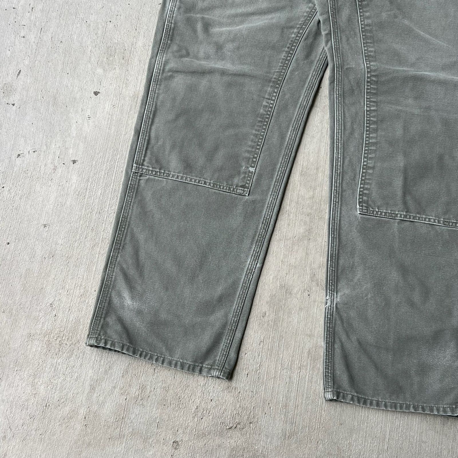 Carhartt × Vintage Carhartt green double knee work wear carpenter pants Size US 39 - 4 Thumbnail