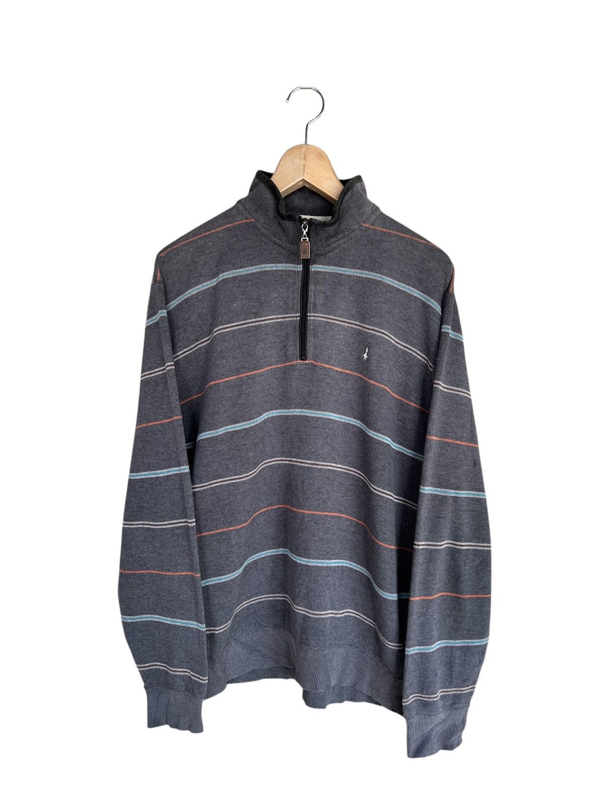 Hush Puppies × Vintage Vintage Hush Puppies Striped Sweatshirt Size US L / EU 52-54 / 3 - 1 Thumbnail