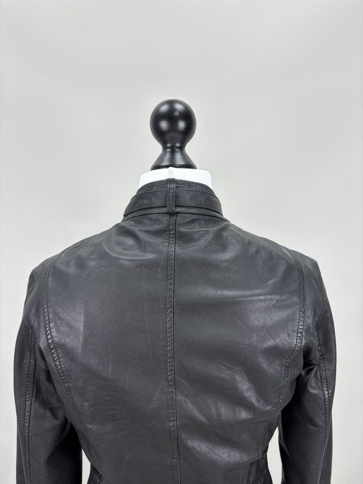 Genuine Leather × Leather Womens leather jacket Oakwood Size M Color Black Size M / US 6-8 / IT 42-44 - 8 Thumbnail