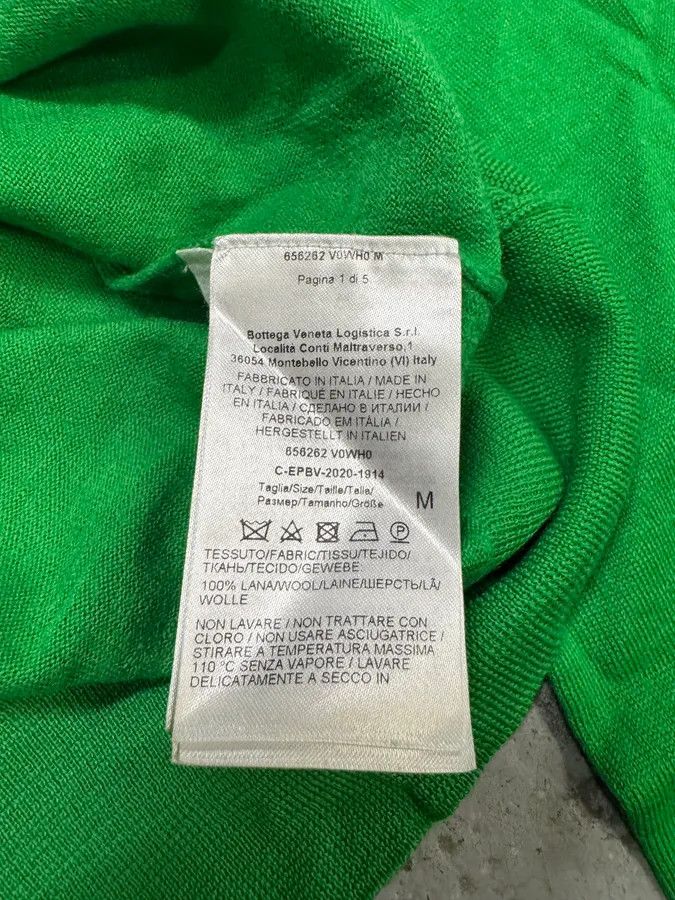 Bottega Veneta × Vintage Bottega Veneta Green Uniform Sweater Size M / US 6-8 / IT 42-44 - 8 Thumbnail