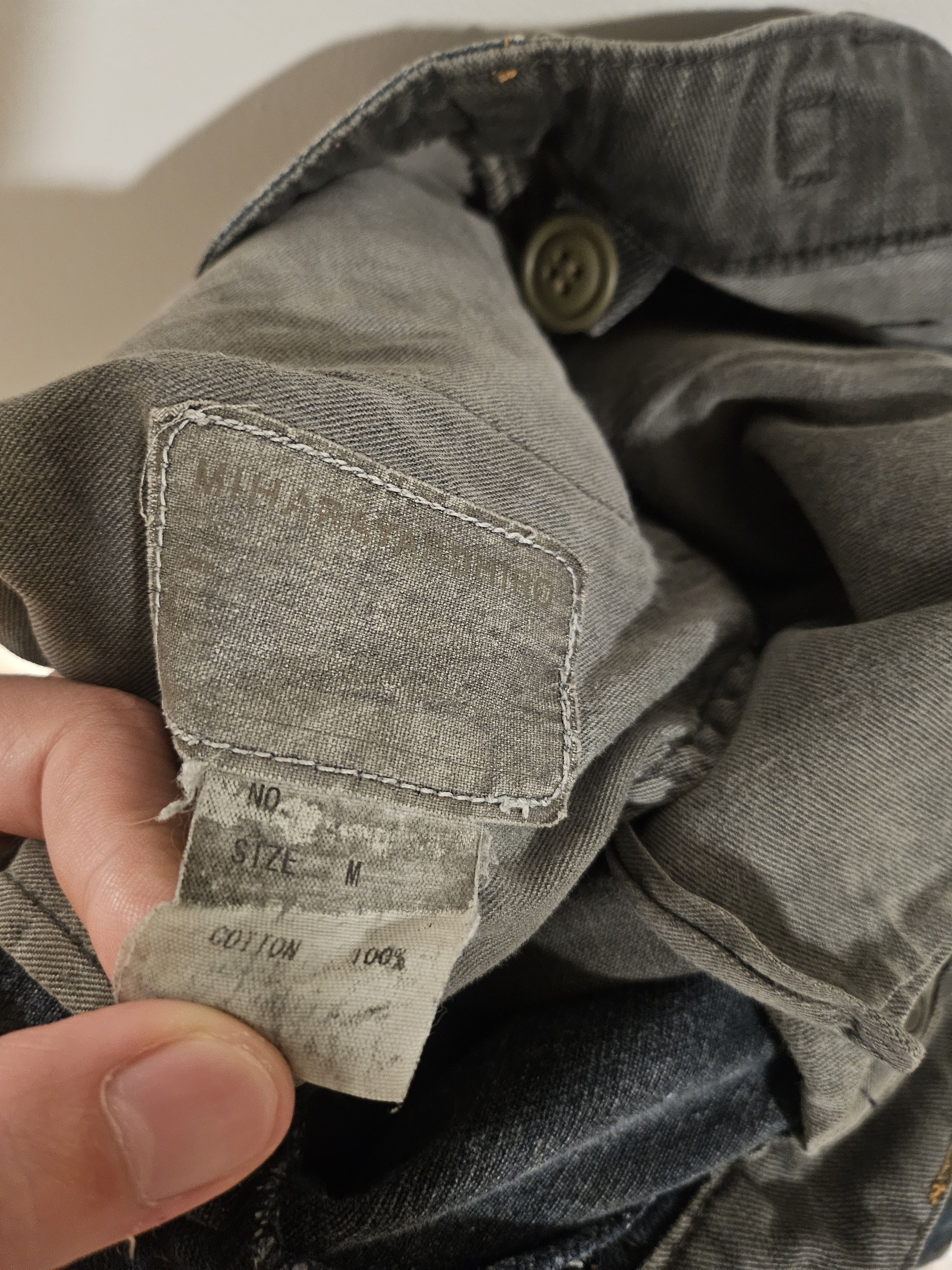 Maison MIHARA YASUHIRO Mihara Yasuhiro Split Denim/Cargo Pants Size US 31 - 5 Thumbnail