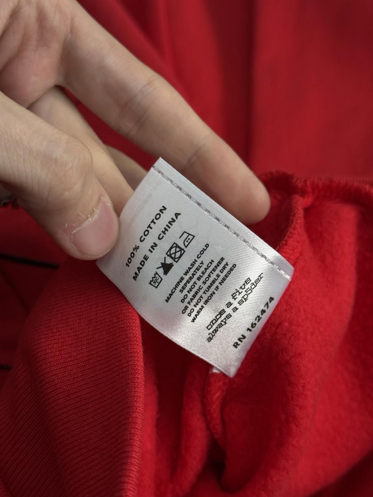 Sp5der Sp5der Worldwide Red Zip Up Studded Hoodie Size Medium (NEW) Size US M / EU 48-50 / 2 - 9 Thumbnail
