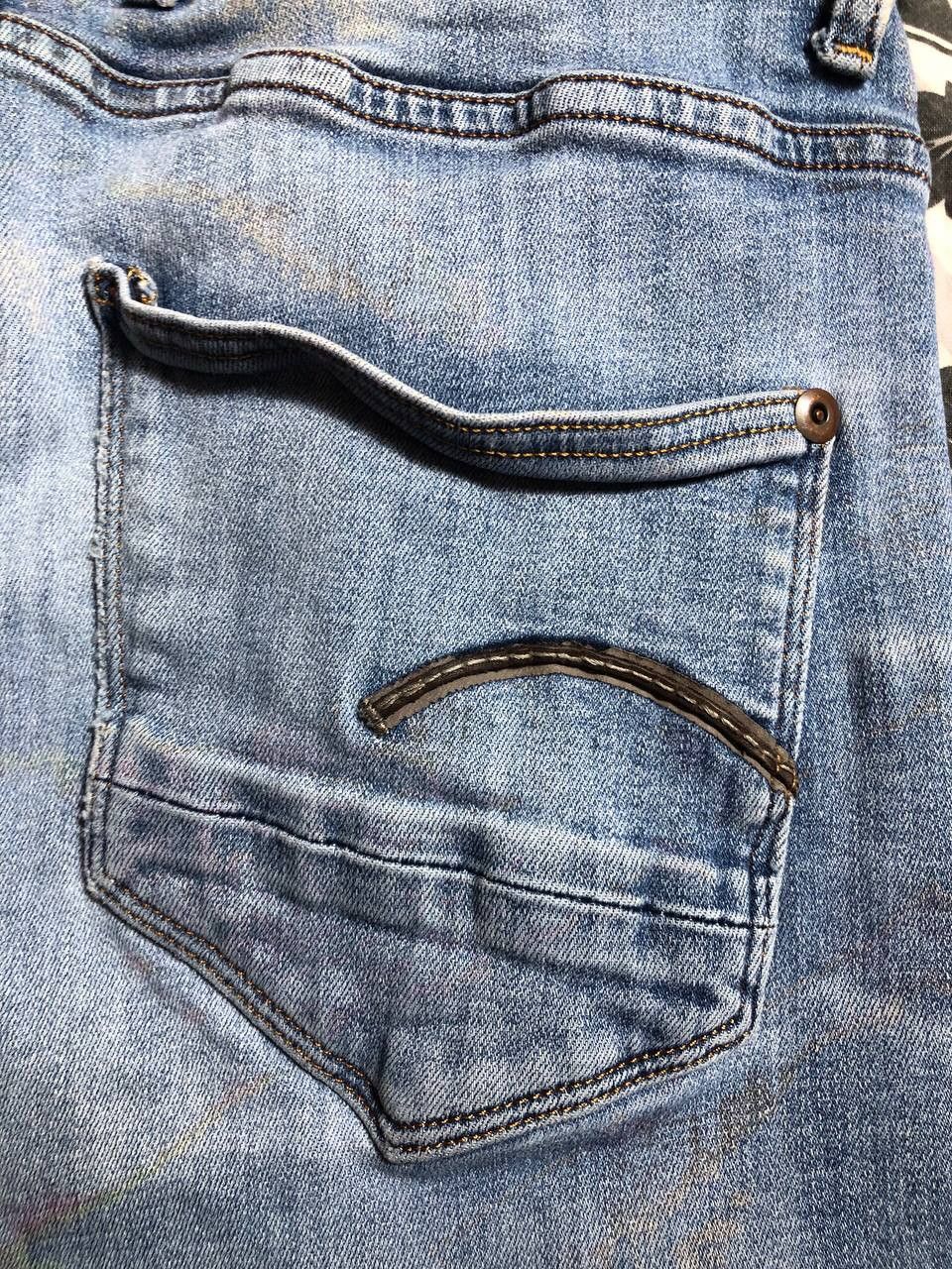 G-Star × Japanese Brand Crazy Crash Dirty Baggy Faded Jean Japan Avant Garde Style Size US 30 / EU 46 - 2 Thumbnail