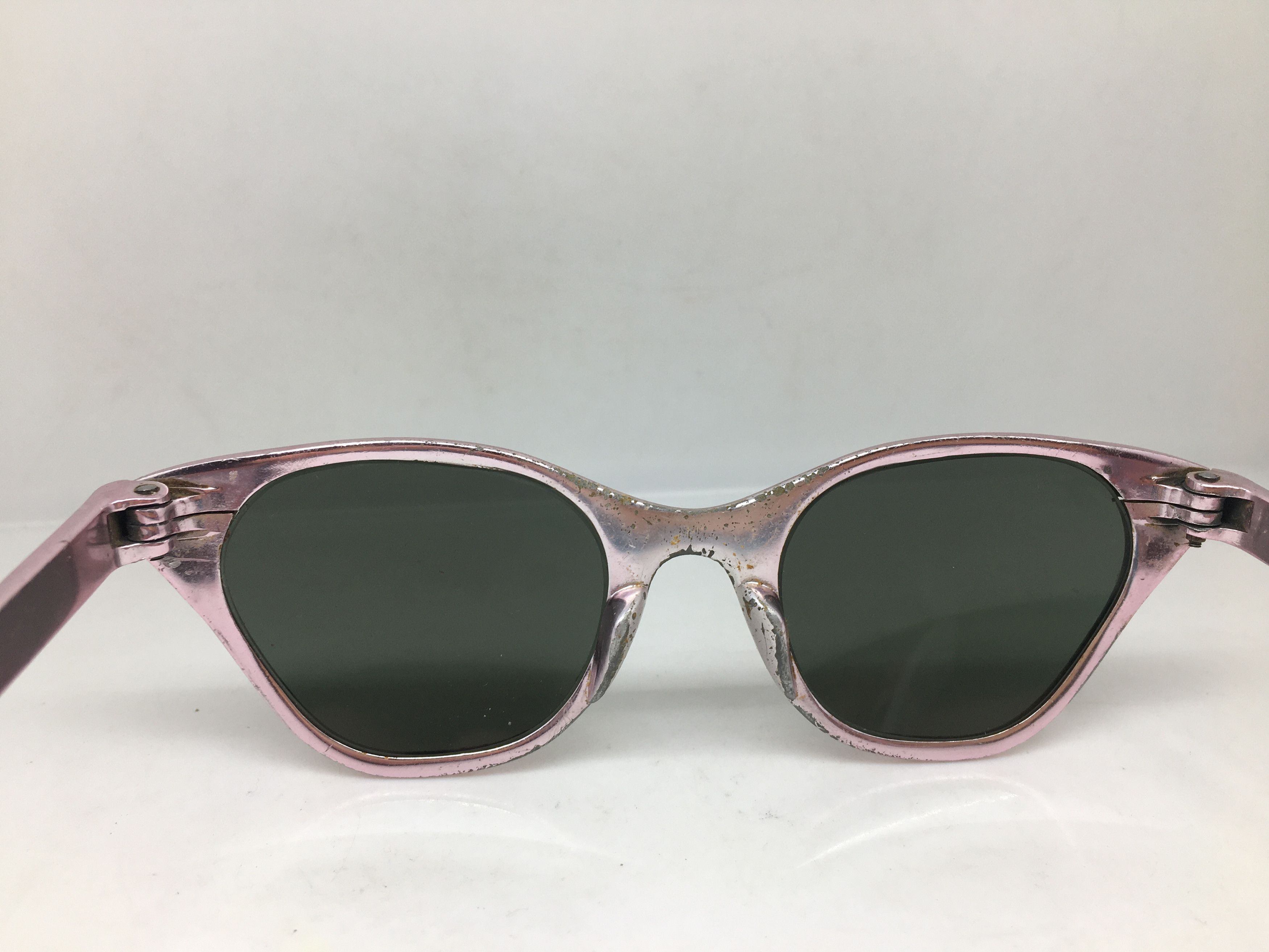 Vintage Vintage 50s TURA Woman Aluminum Cateye Sunglasses Size ONE SIZE - 5 Thumbnail