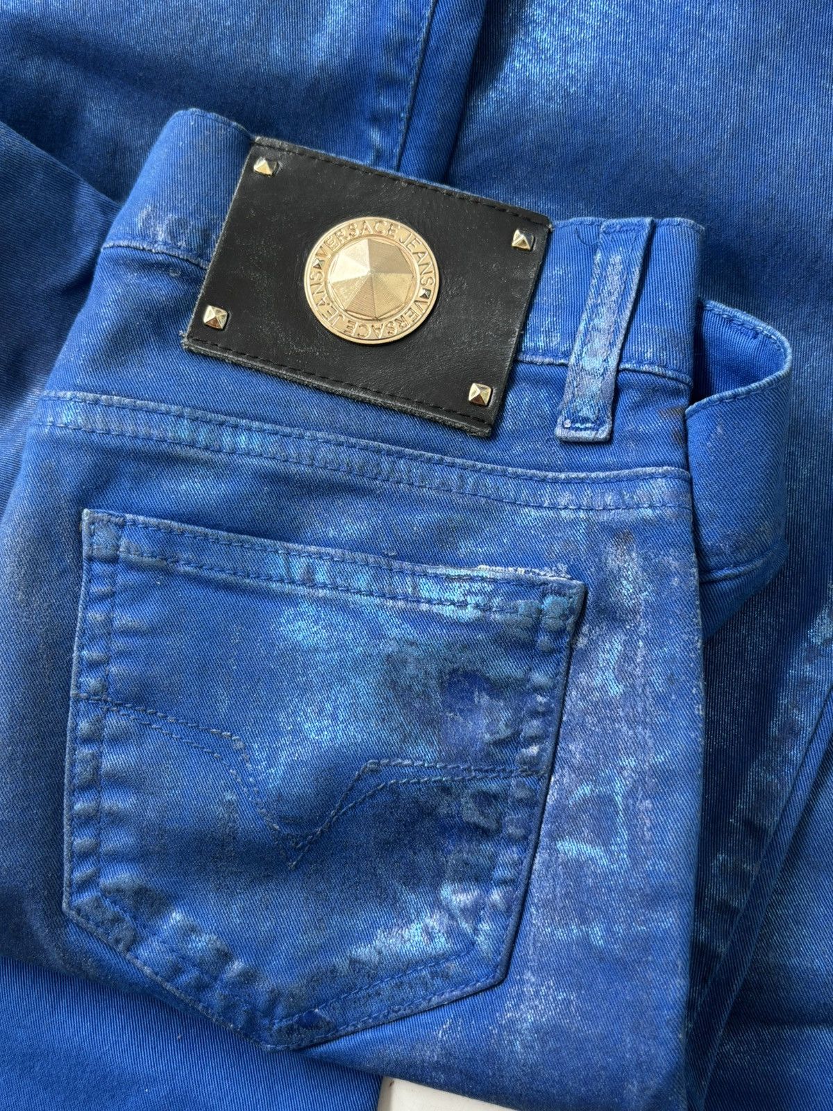 Hedi Slimane Wax Luster Skinny Denim Jeans Size US 26 / EU 42 - 7 Thumbnail
