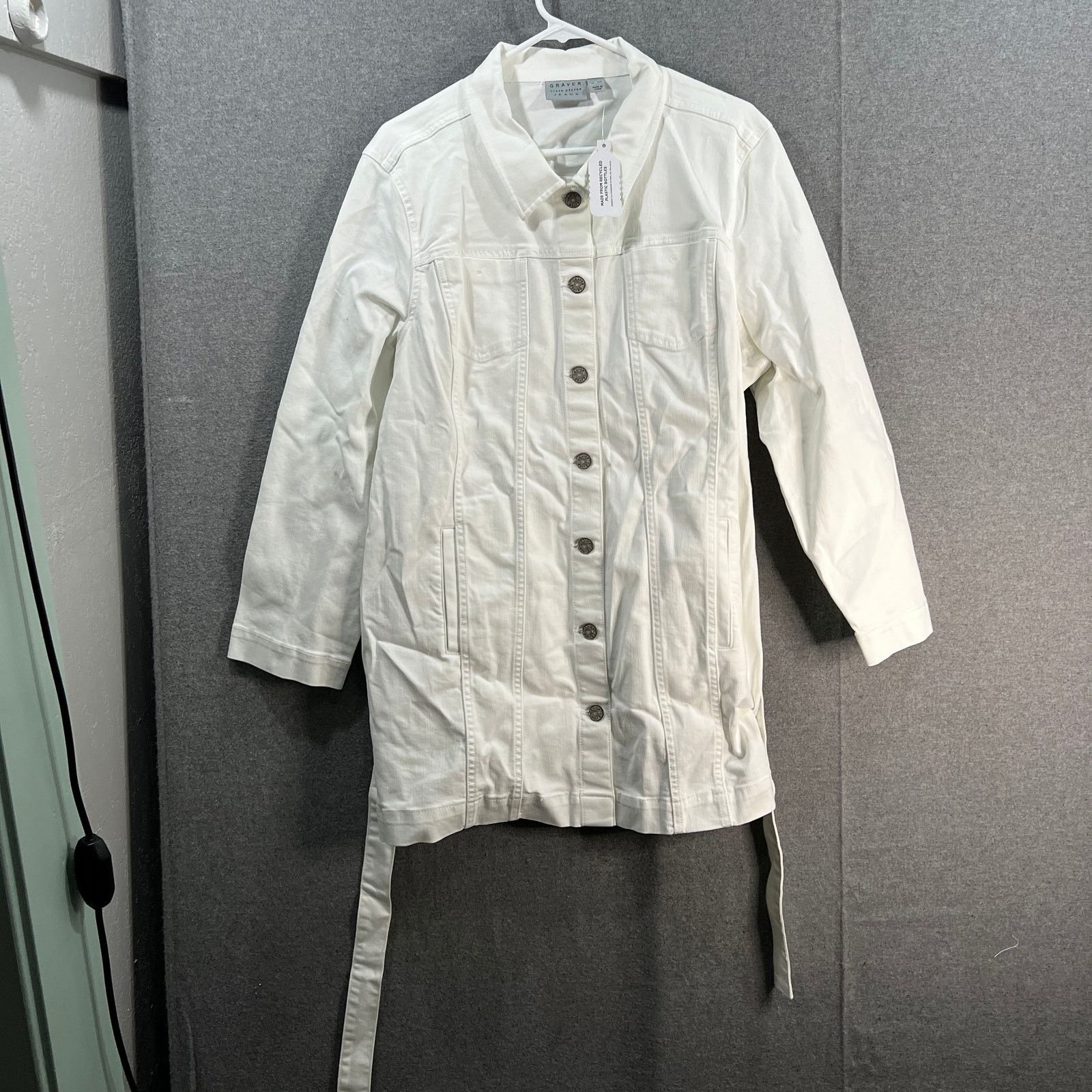 Other GRAVER Susan Graver Petite Stretch Denim Long Belte Size XL / US 12-14 / IT 48-50 - 1 Thumbnail