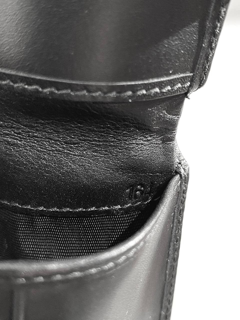 Prada Prada Milano Logo Saffiano Leather Black Bi Fold Wallet Size ONE SIZE - 12 Thumbnail