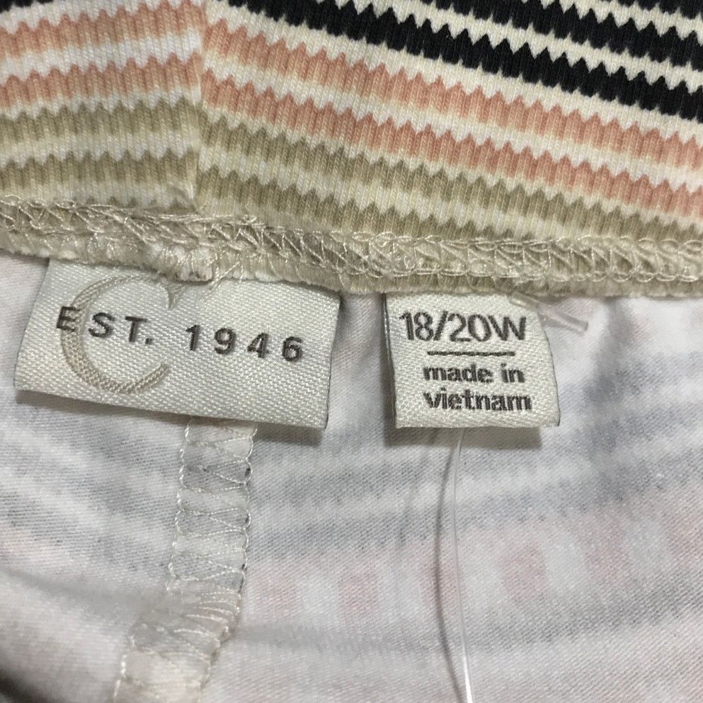 Other NWT C Est. 1946 Striped Sportswear Leggings 18/20W Size 40" / US 18 - 3 Thumbnail