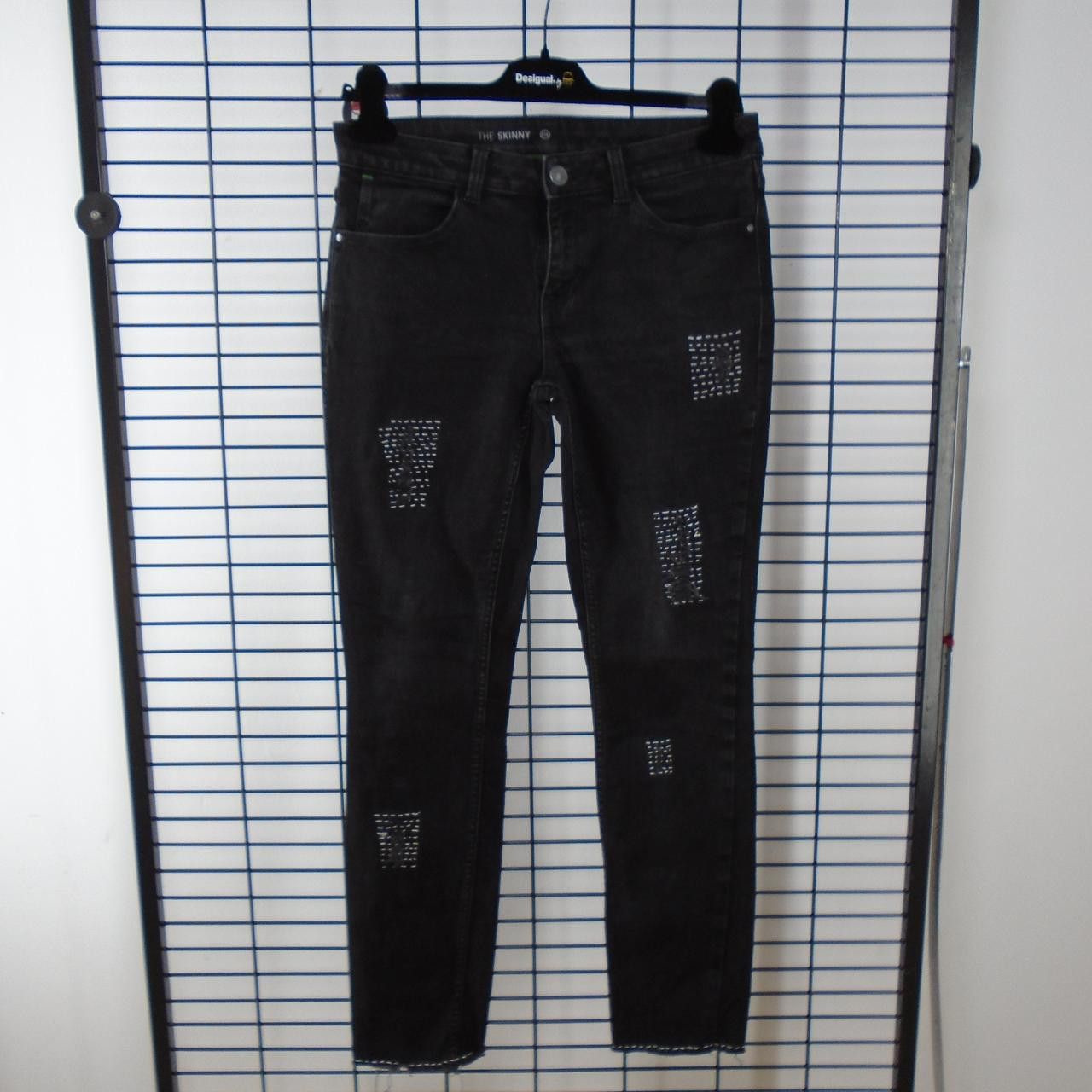C&A Women's Jeans C&A. Black. M. Used. Good Size 28" / US 6 / IT 42 - 1 Thumbnail