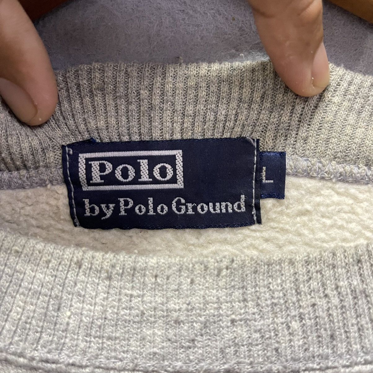 Vintage Vintage Polo by Polo Ground Wolf Graphic Sweatshirt Size US L / EU 52-54 / 3 - 8 Thumbnail